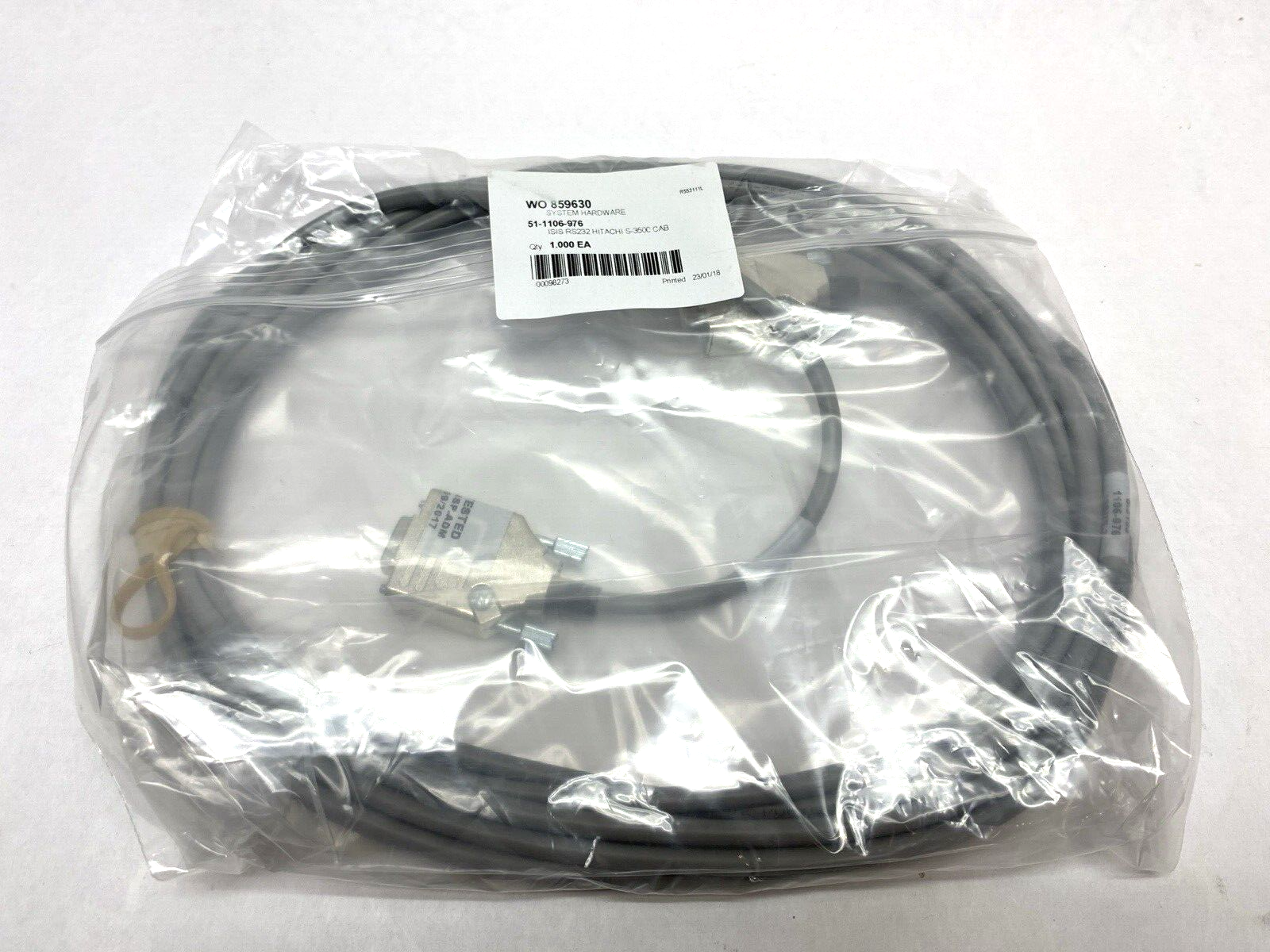 Hitachi 51-1106-976 ISIS RS232 for S-3500 Cable - New - Maverick Industrial Sales