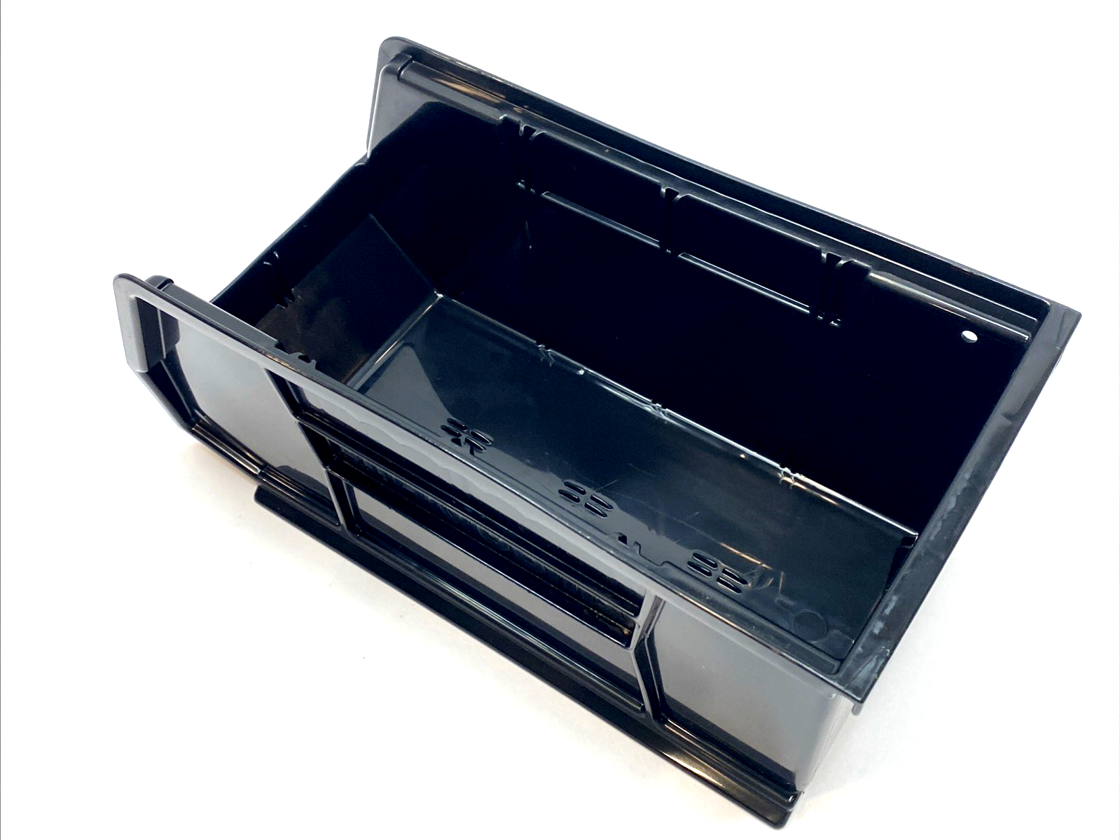 Akro-Mils 30230Black Hang & Stack Storage Bin Plastic, BOX OF 12 - Maverick Industrial Sales