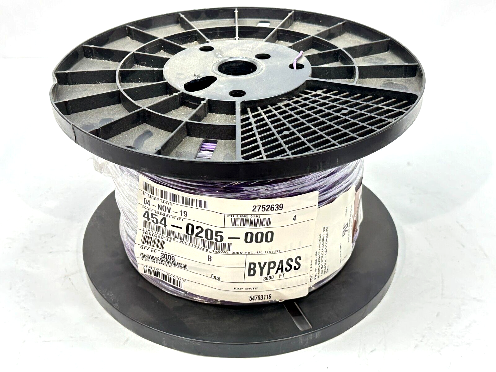 Judd Wire 454-0205-000 18AWG 16/30 .017 XLPVC H09222 3000ft Spool - Maverick Industrial Sales