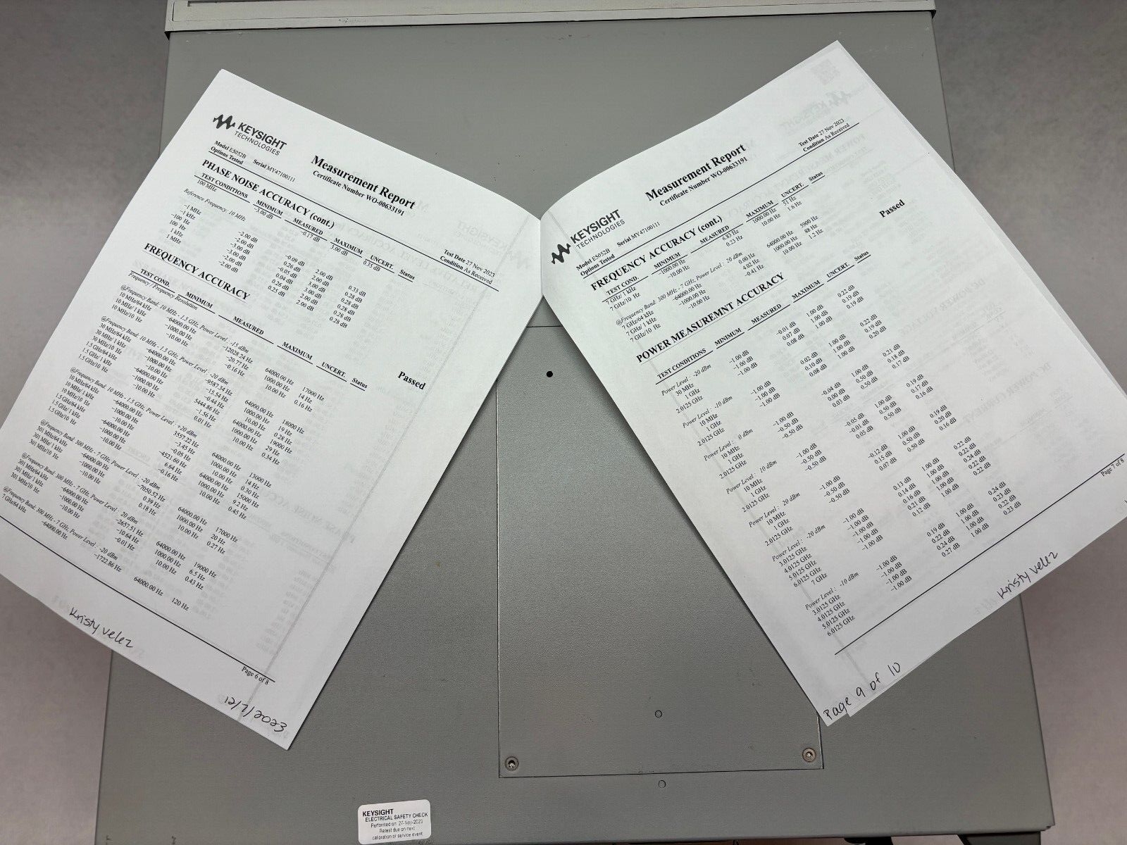 Agilent E5052B Signal Source Analyzer, 10 MHz - 7 GHz, MY47100111 - For parts or not working - Maverick Industrial Sales