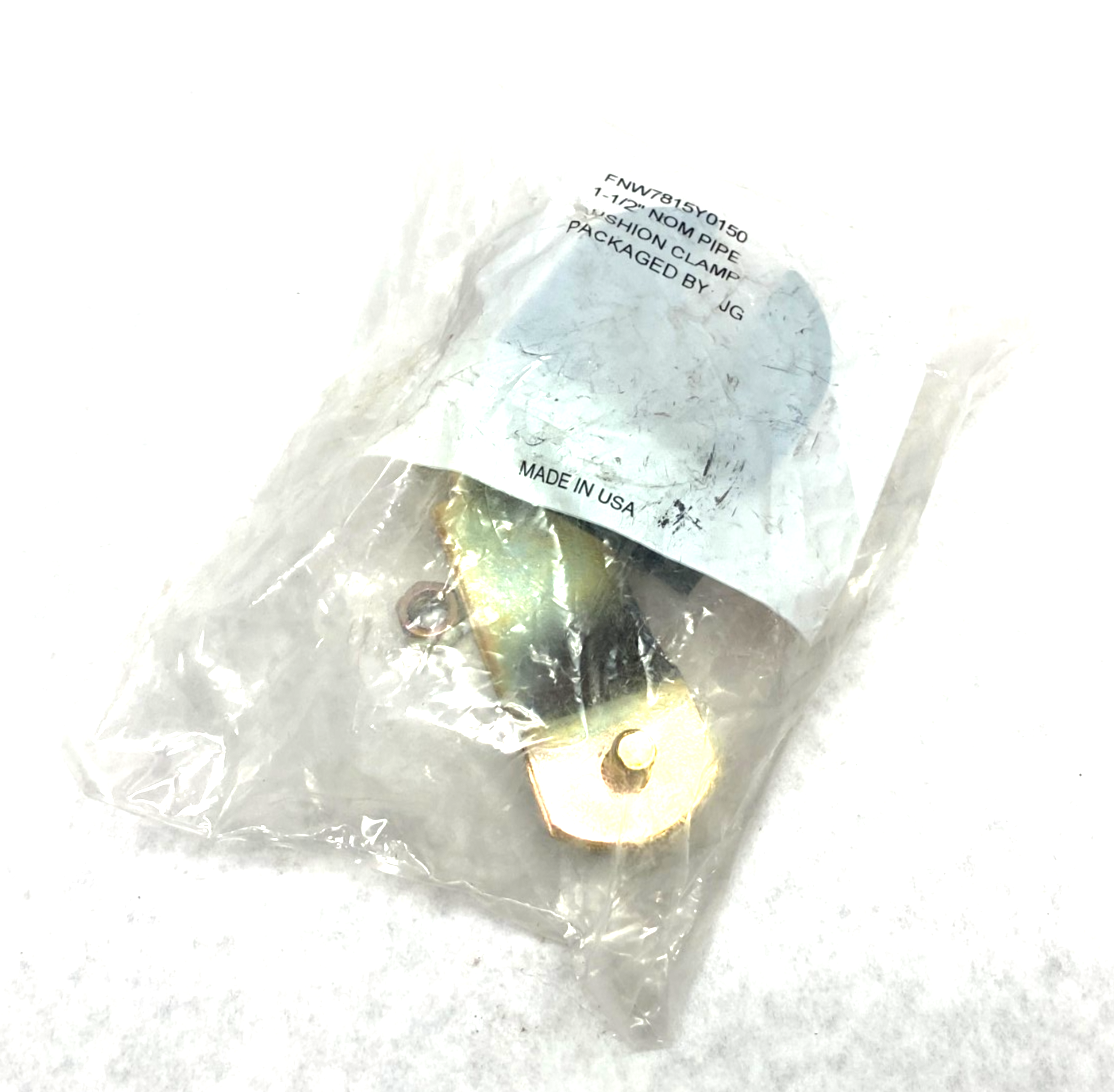 FNW7815Y0150 | FNW Figure 7815 1-1/2 in. Yellow Zinc Cushioned Pipe Strut Clamp - New - Maverick Industrial Sales