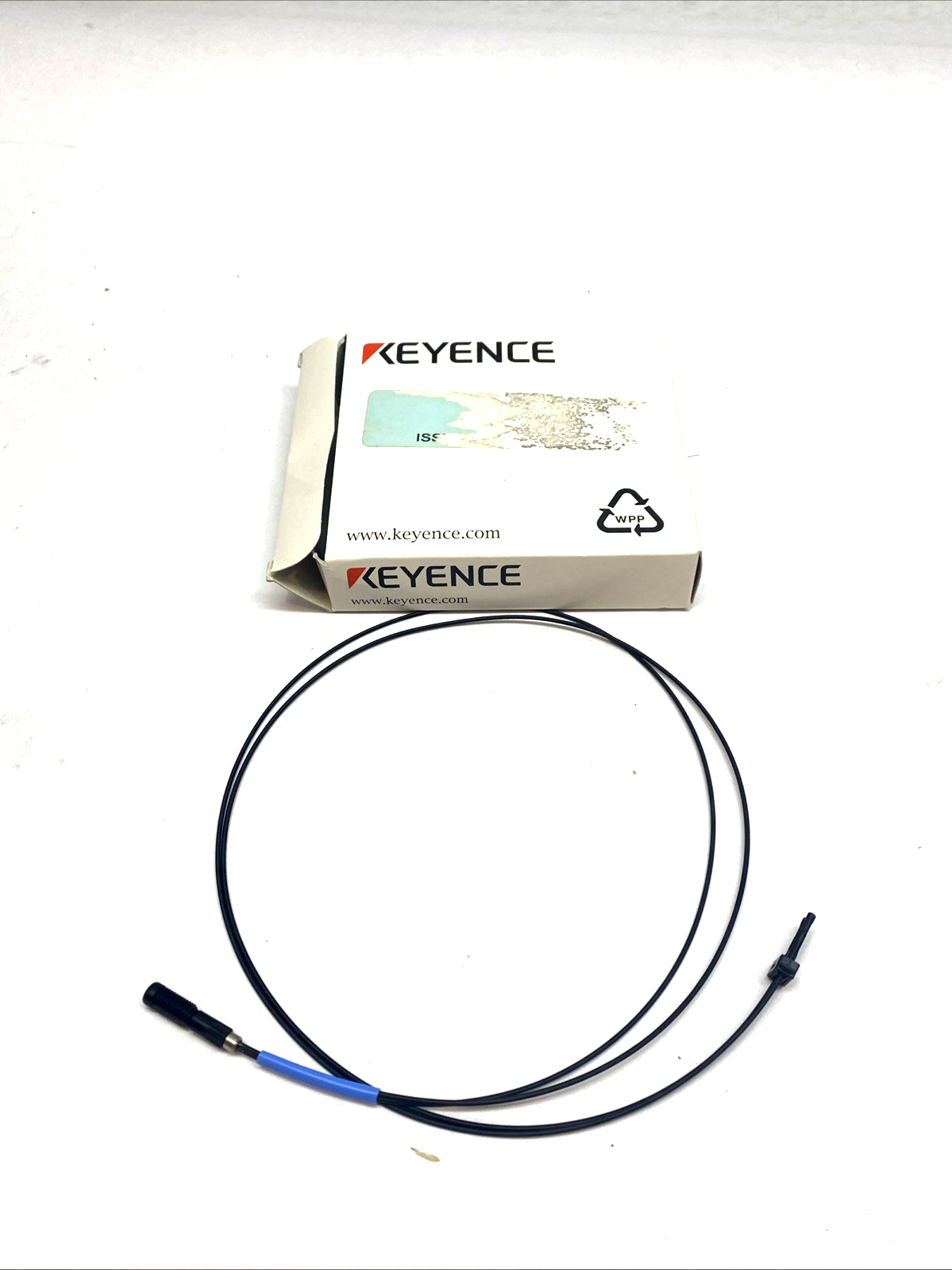 FU-10 | Keyence Reflective Fiber Unit 2m Variable Spot 10–30mm - Used - Maverick Industrial Sales
