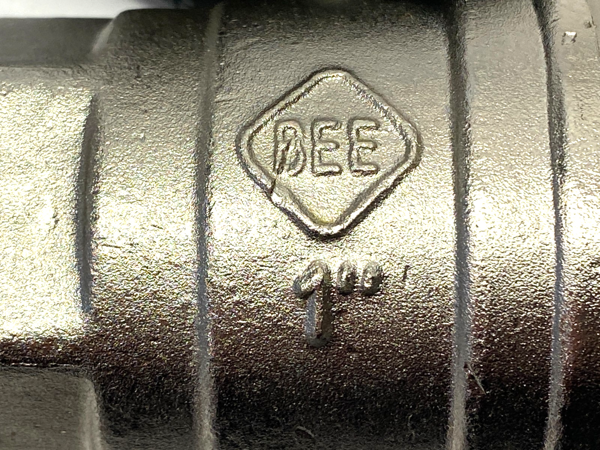 BEE 0020027001025 Ball Valve, 2-Way, Nickel-Plated Brass, F/F, 1" Female Thread - Maverick Industrial Sales