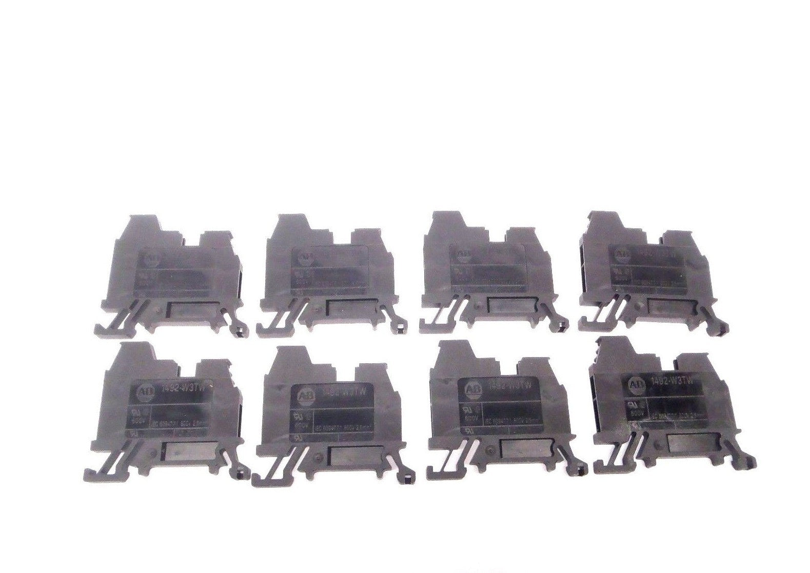 1492-W3TW | Allen Bradley Black Terminal Blocks 600V LOT OF 8 - New Other - Maverick Industrial Sales
