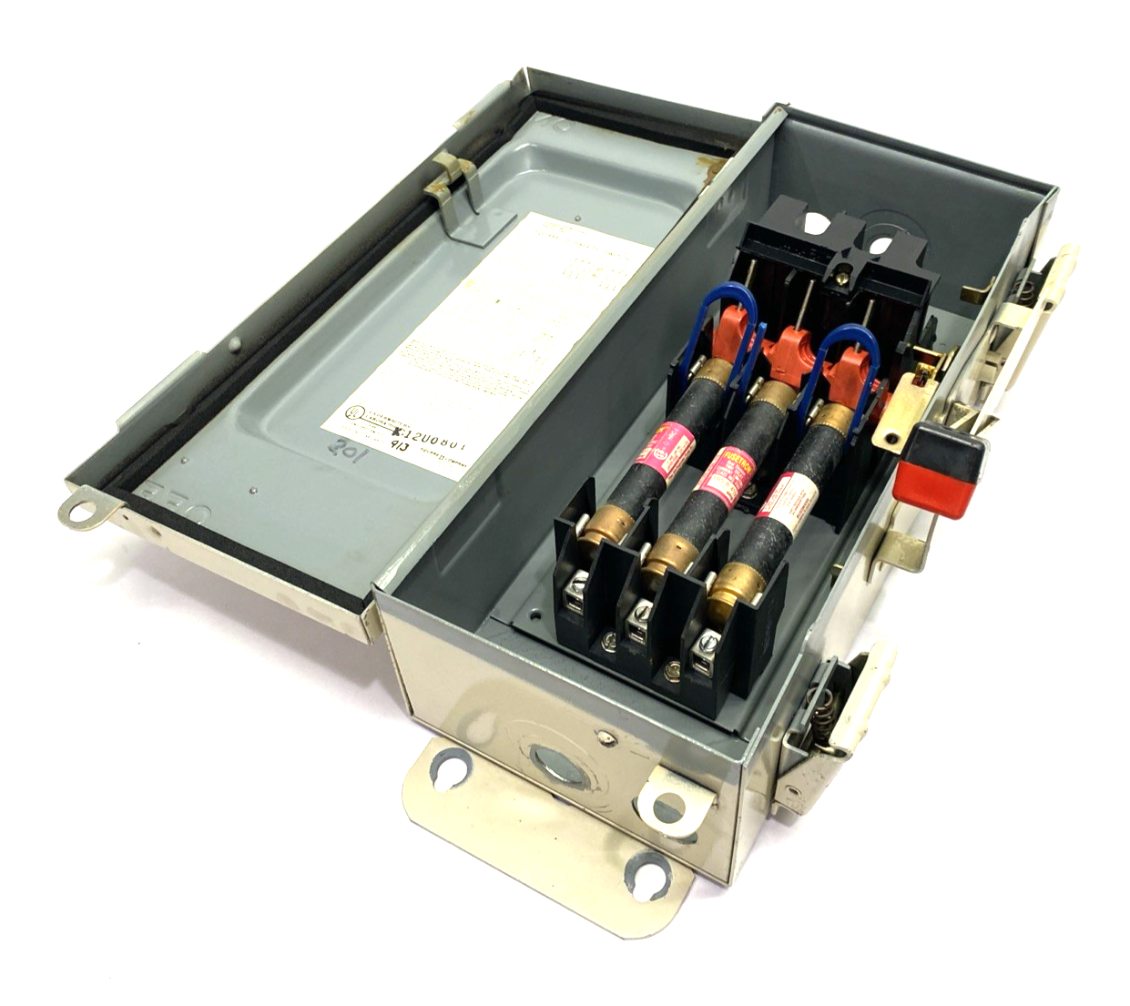 H361A | Schneider Square D Safety Switch, Heavy duty, Fusible, 30A 3-Pole 20HP - Used - Maverick Industrial Sales