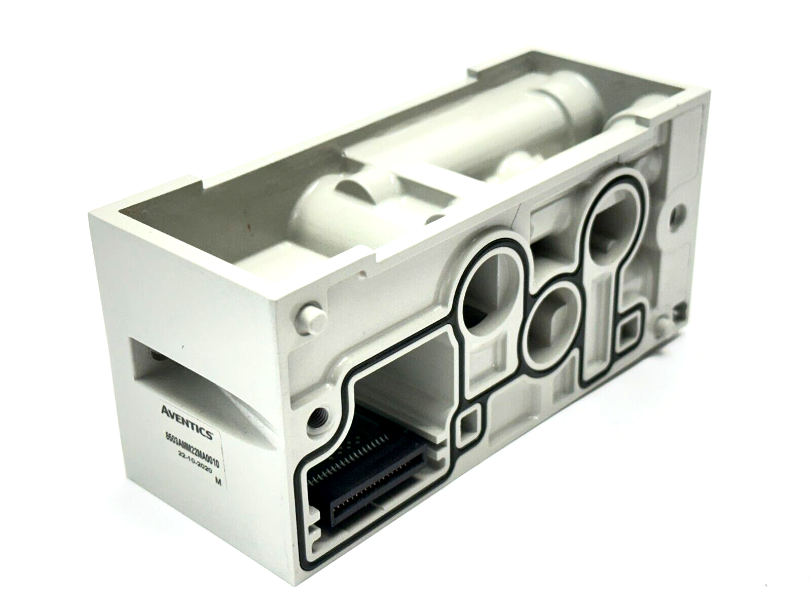 Aventics 8503AMM22MA0010 2-Station Manifold Sub-Base 1/4" NPT - Used - Maverick Industrial Sales