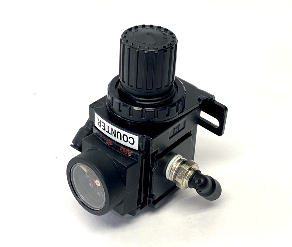 ARO R37121-600 Pneumatic Air Pressure Regulator 1/4" NPT w/ Mounting Bracket - Maverick Industrial Sales