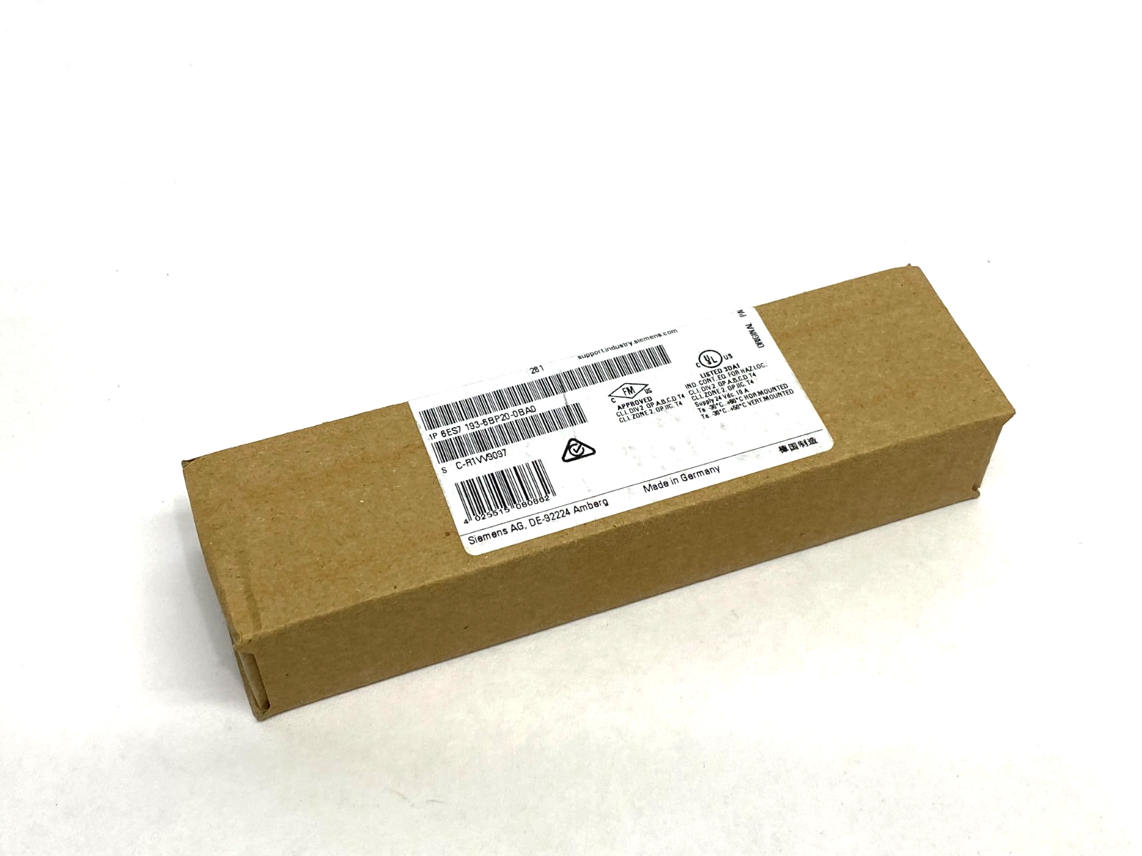 Siemens 6ES7193-6BP20-0BA0 Base Unit BU15-P16+A10+2B, Type A0 Base - Maverick Industrial Sales