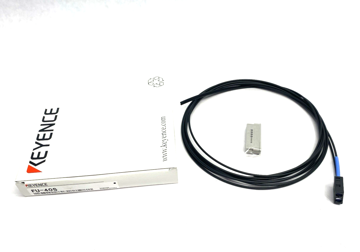 Keyence FU-40S Top-Beam Emitting Reflective Fiber Unit - Maverick Industrial Sales