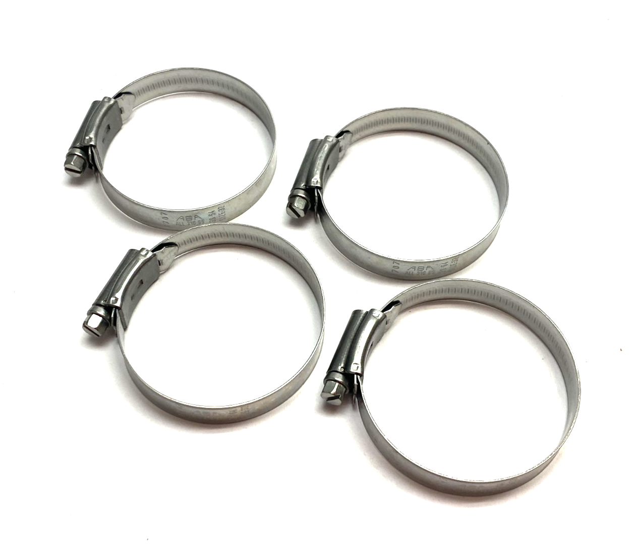 45945K31 Worm-Drive Clamp with Smooth Band for Soft Hose/Tube LOT OF 4 - Maverick Industrial Sales