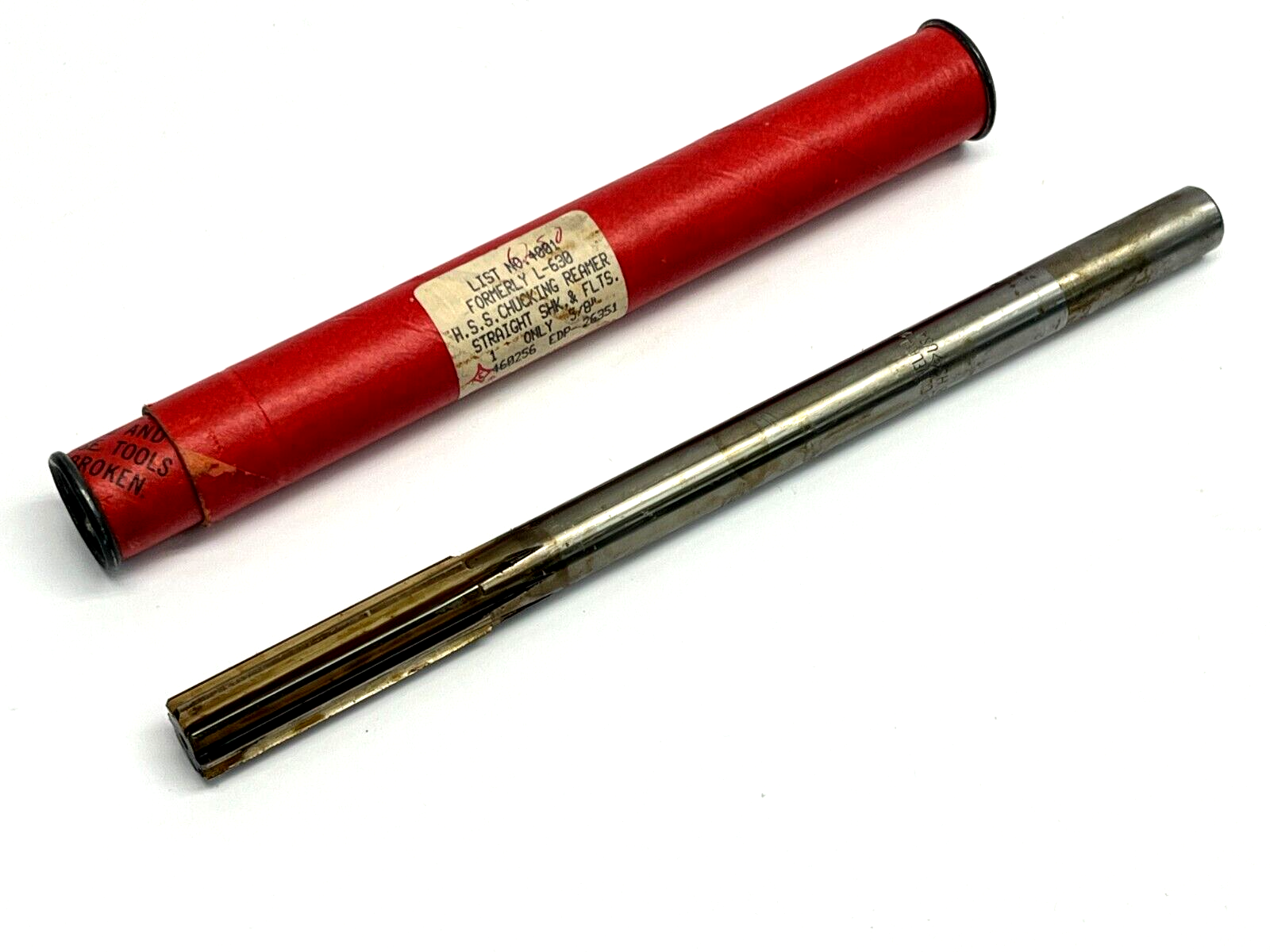 Cleveland Twist Drill C26351 5/8" Straight Shank Straight Flute Chucking Reamer - Maverick Industrial Sales