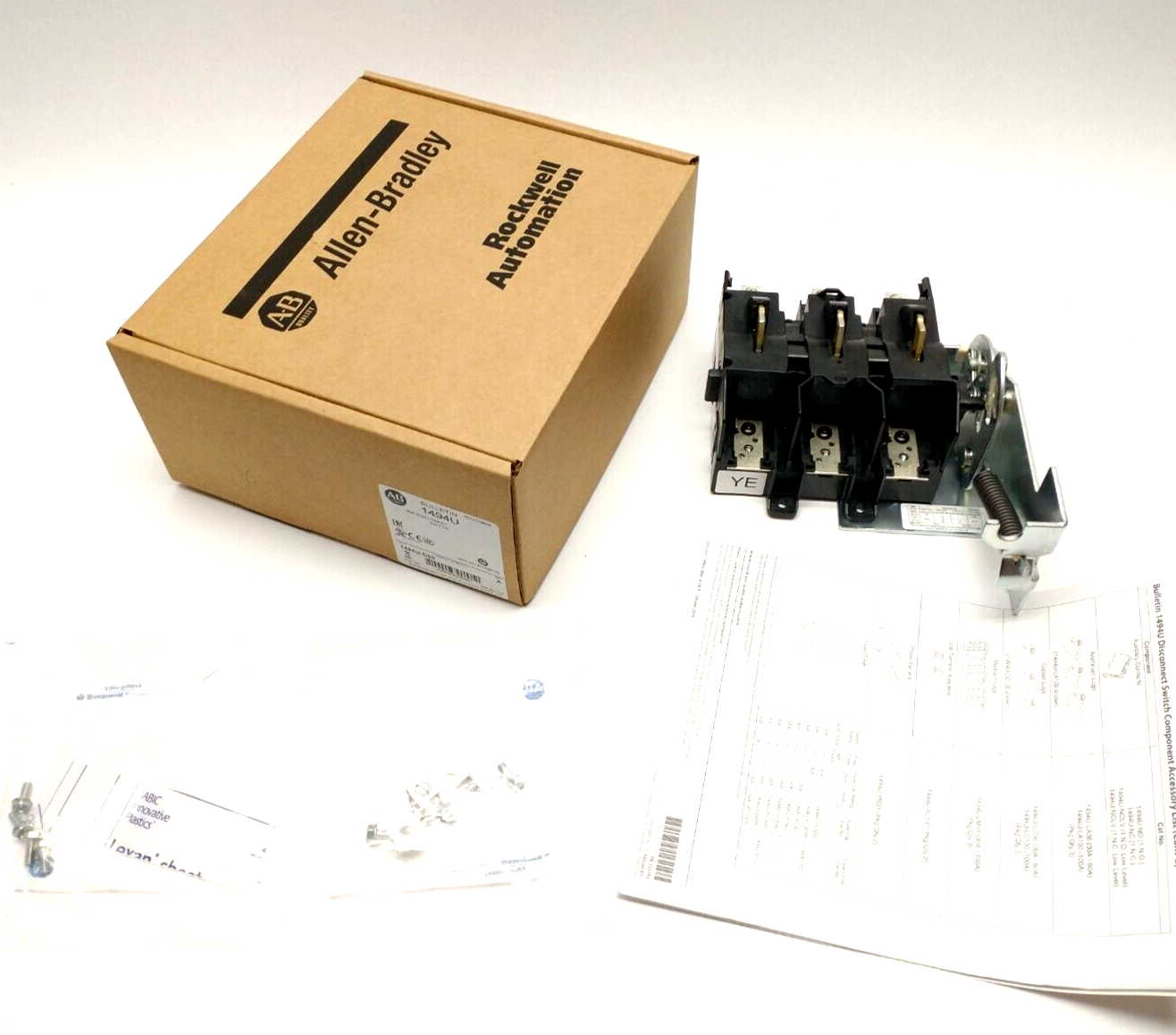 Allen Bradley 1494U-D60 Ser. A Visible Blade Universal Disconnect Mechanism 60A - Maverick Industrial Sales