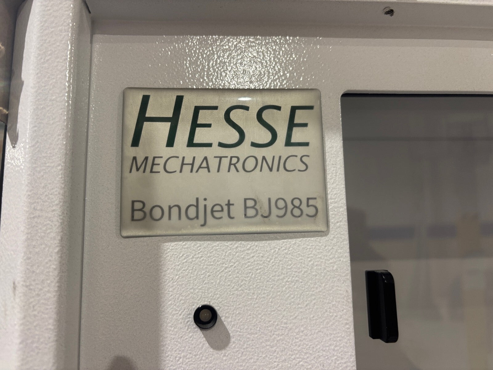 Hesse Mechatronics Bondjet BJ985 Heavy Wire Wedge Bonders, Bonding Machine, 2021 - Maverick Industrial Sales