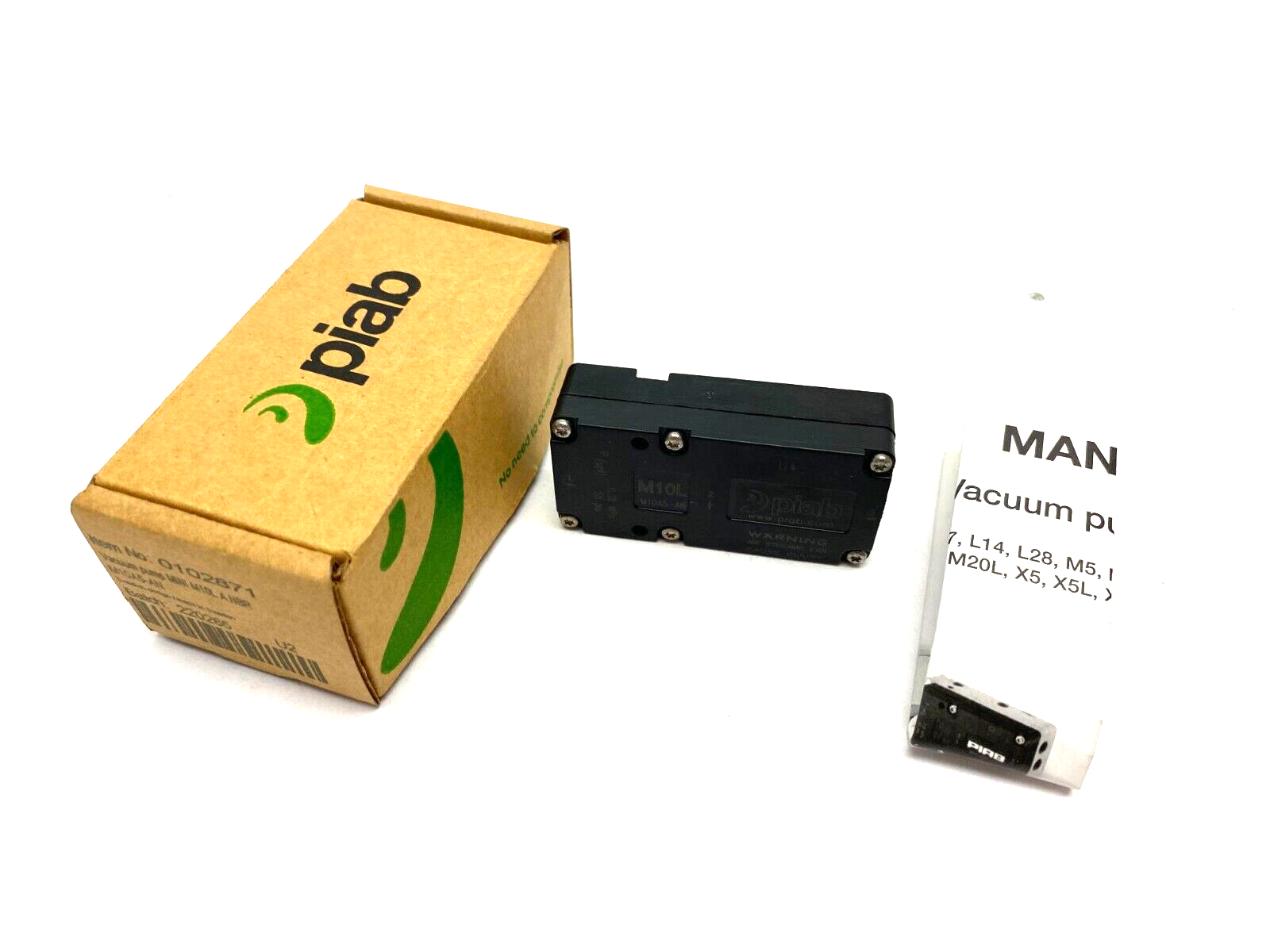 0102871 | Piab Vacuum Pump 55psi MINI M10L A NBR - New Other - Maverick Industrial Sales