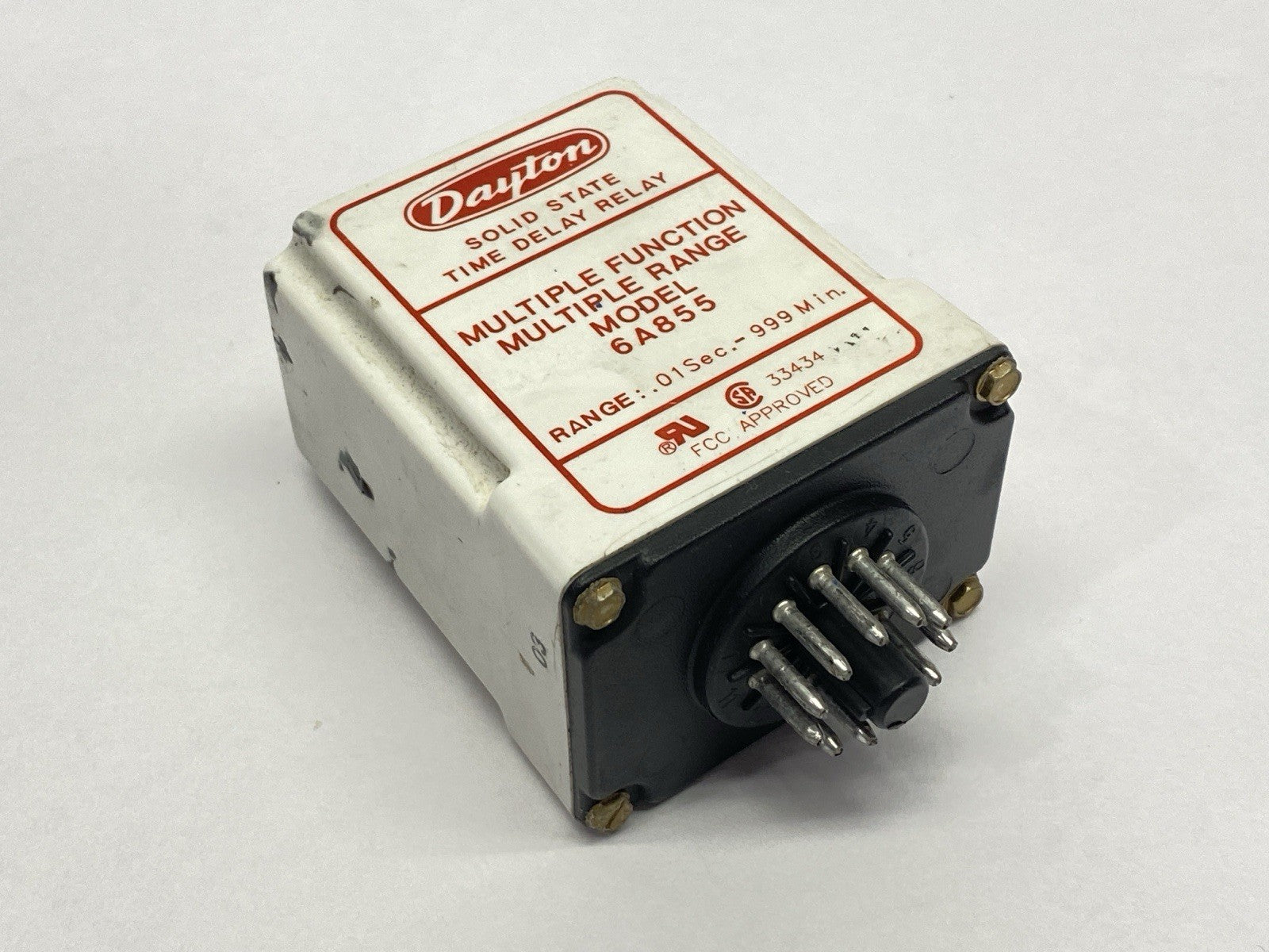 Dayton 6A855 Solid State Time Delay Relay Multifunction 10A 120V - Maverick Industrial Sales