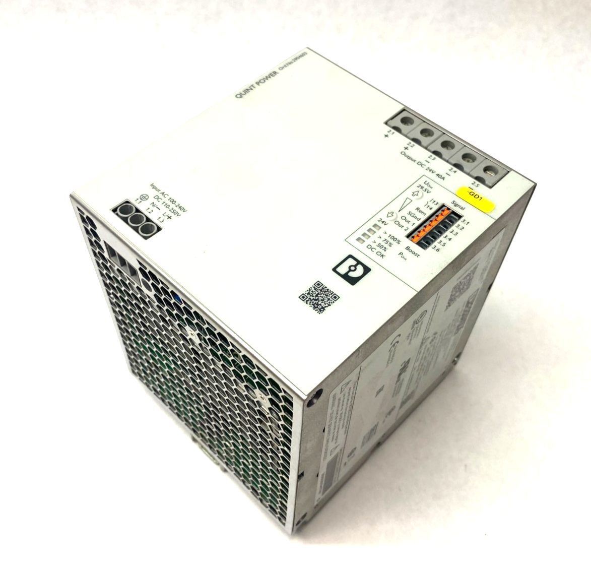 Phoenix Contact QUINT4-PS/1AC/24DC/40 Primary Switched Power Supply 2904603 - Used - Maverick Industrial Sales