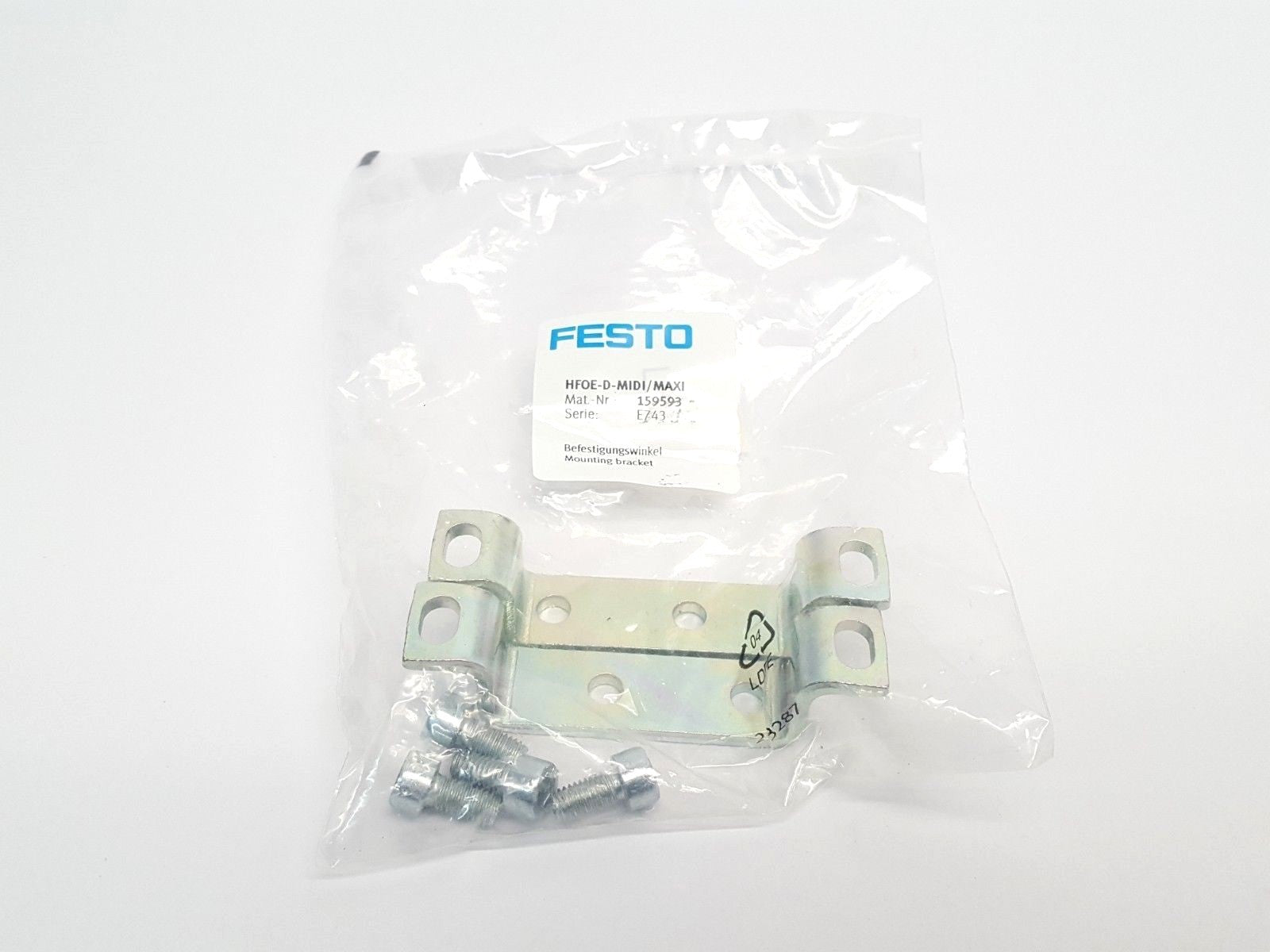 Festo HFOE-D-MIDI/MAXI Mounting Brackets 159593 - New - Maverick Industrial Sales