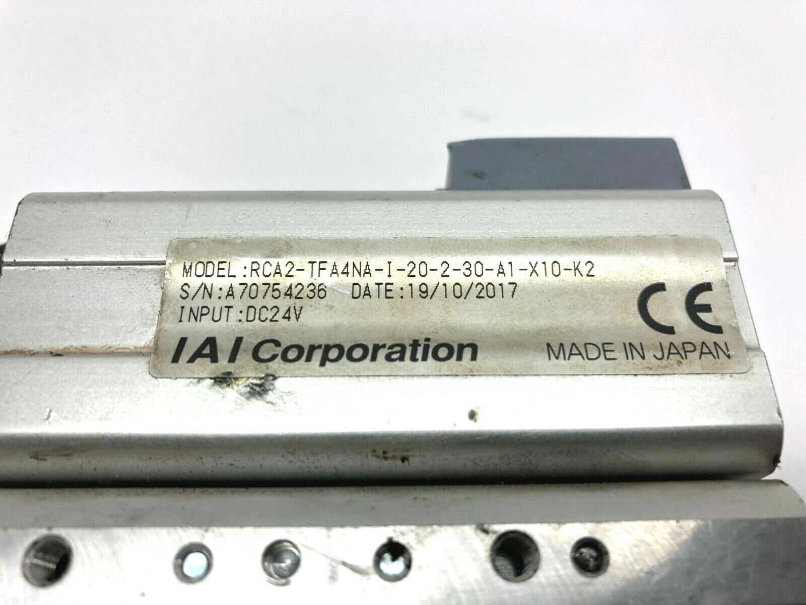 IAI RCA2-TFA4NA-I-20-2-30-A1-X10-K2 Actuator Rod Cylinder - For parts or not working - Maverick Industrial Sales