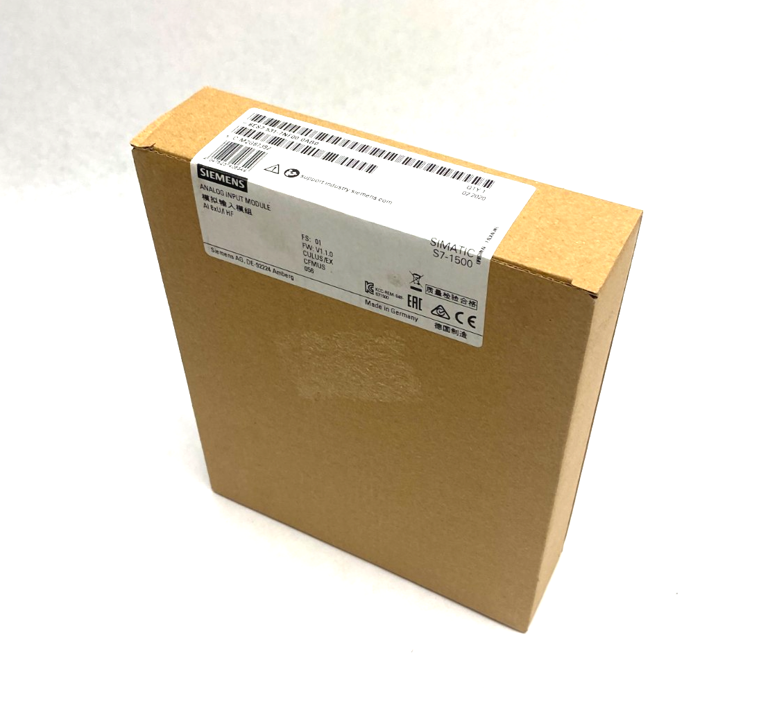 Siemens 6ES7 531-7NF00-0AB0 SIMATIC S7-1500 Analog Input Module AI 8xU/I HF - Maverick Industrial Sales