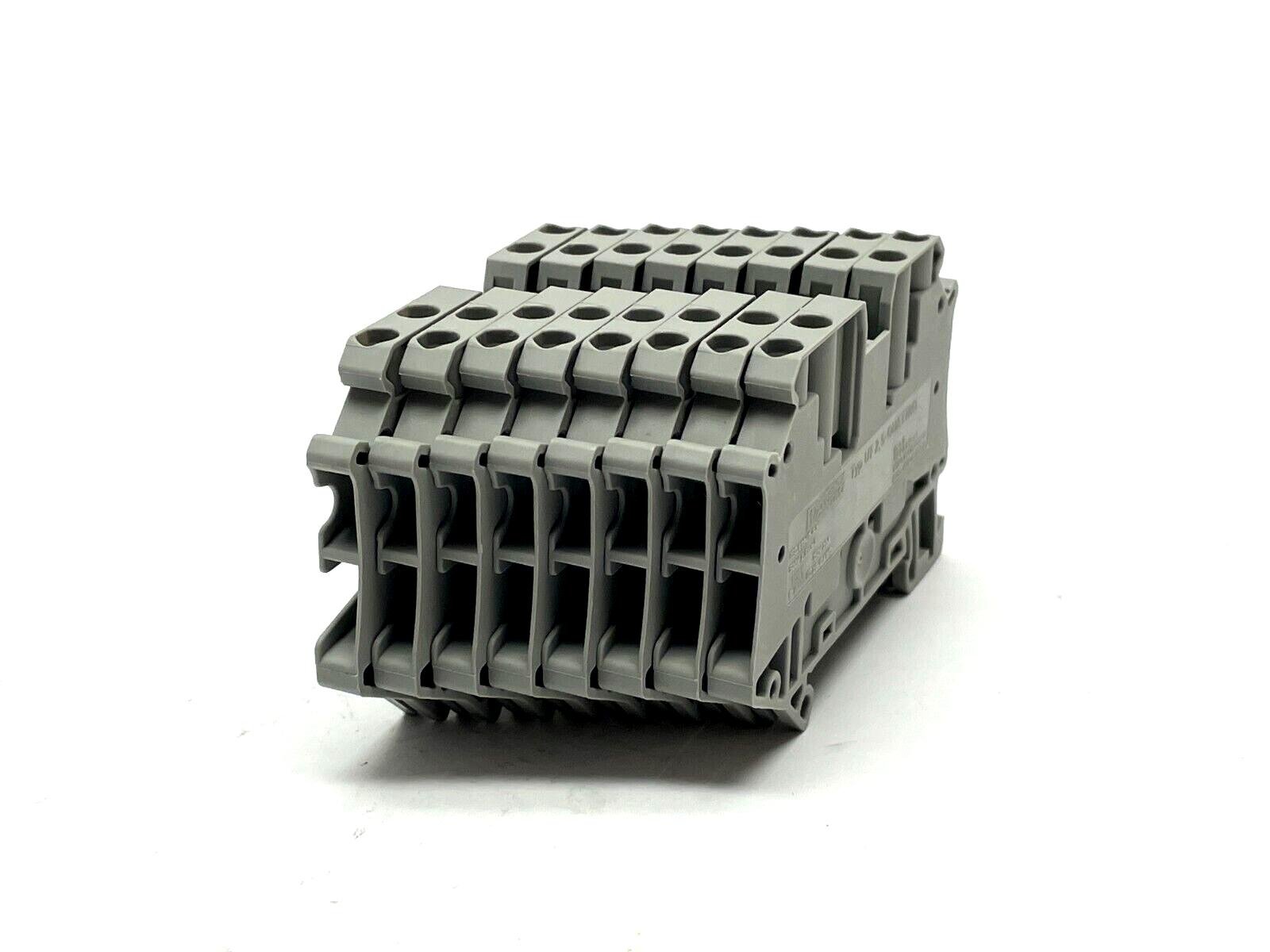 Phoenix Contact UT 2,5-QUATTRO Feed-Through Terminal Blocks 3044542 LOT OF 8 - Used - Maverick Industrial Sales