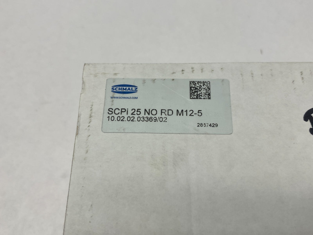 SCPi 25 NO RD M12-5, 10.02.02.03369/2 | Schmalz SCPi 25 NO RD M12-5 Compact Vacuum Ejector M12 Conn, 10.02.02.03369/2- New – Open box - Maverick Industrial Sales