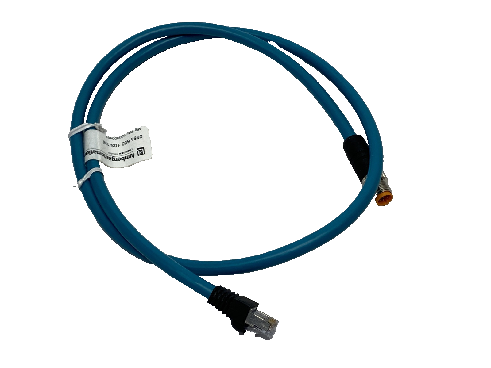 Lumberg Automation 0985 656 103/1M Double-Ended M12 to RJ45 Cordset 900000497 - Maverick Industrial Sales