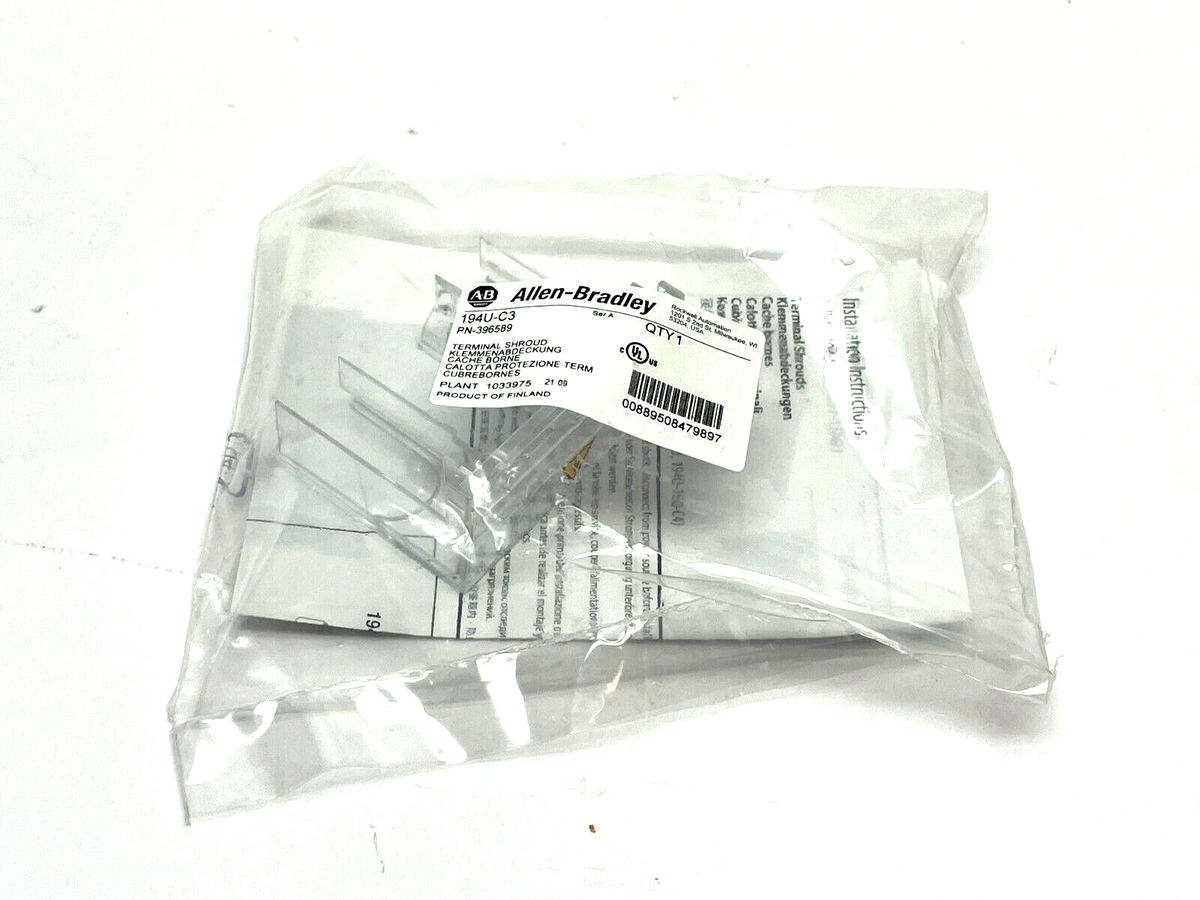 194U-C3 | Allen Bradley Ser. A Terminal Shroud 3 Pole - New - Maverick Industrial Sales