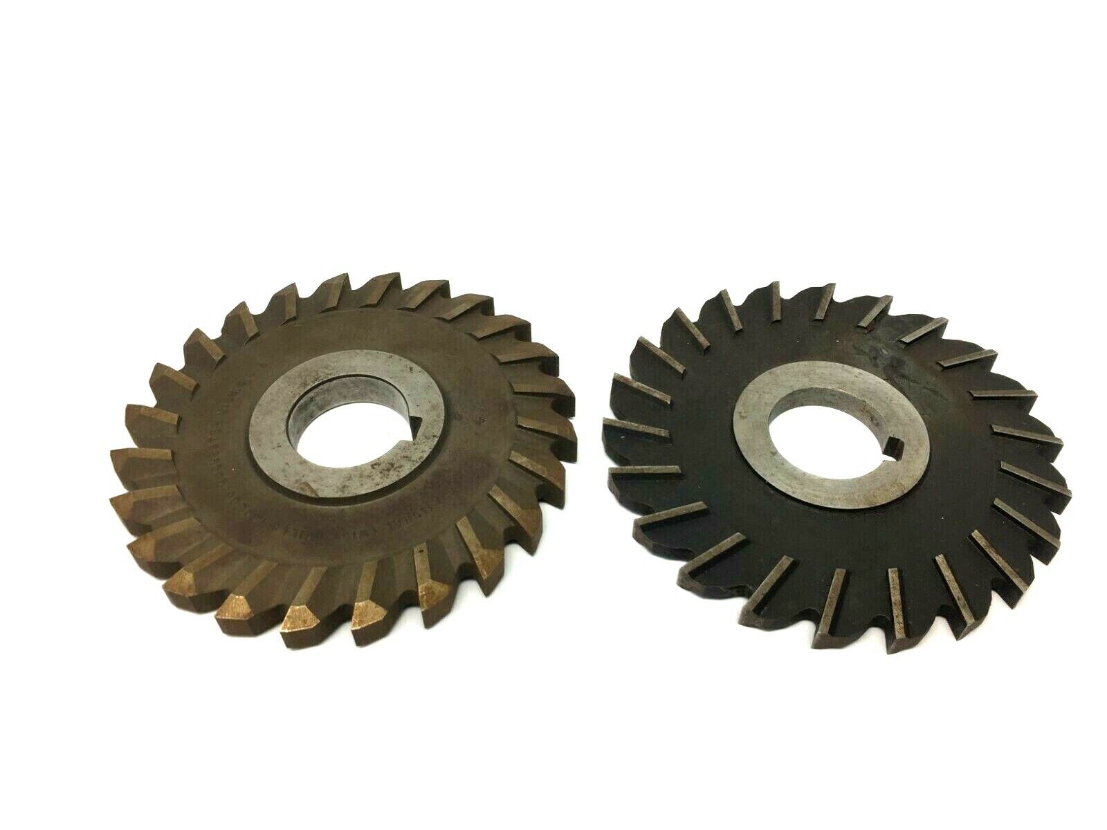 National Twist Drill & Tool 4" x 1" Shank Side Milling Cutter Blade, LOT OF 2 - Used - Maverick Industrial Sales