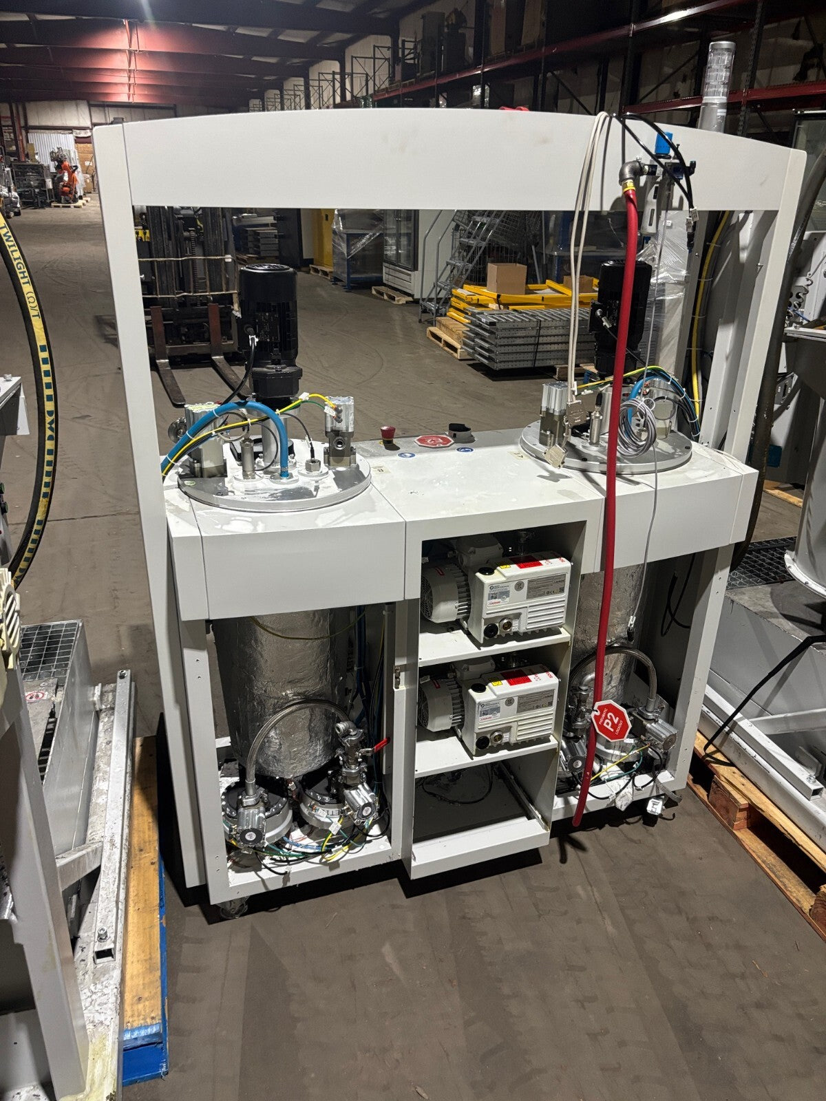 Scheugenpflug LiquiPrep LP804 50/50 Material Feeding System and Barrel Agitator - Maverick Industrial Sales