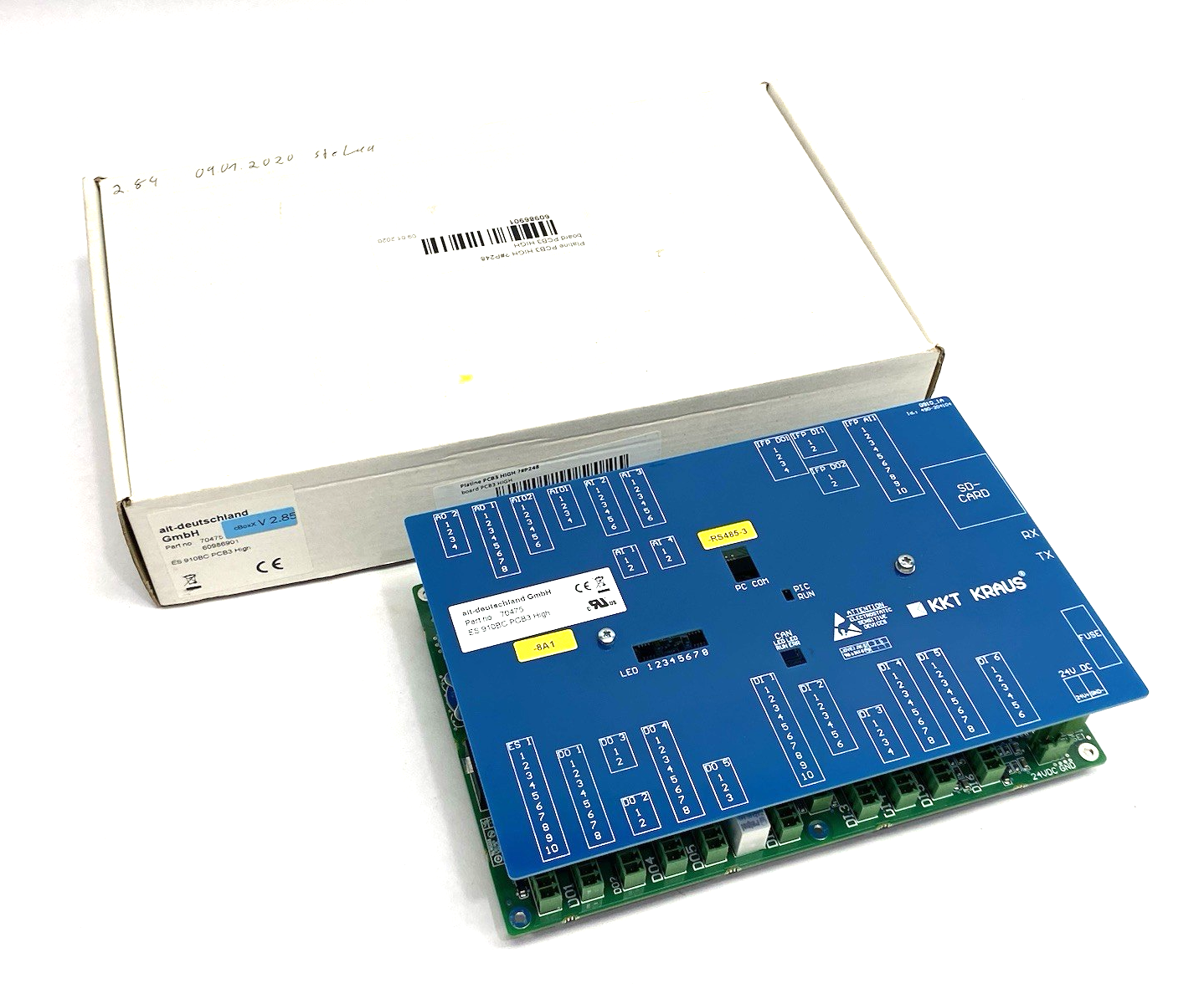70475,60986901 | KKT Kraus ait-deutschland 70475 Plantine Board ES 910BC PCB3 HIGH, 60986901 - New – Open box - Maverick Industrial Sales