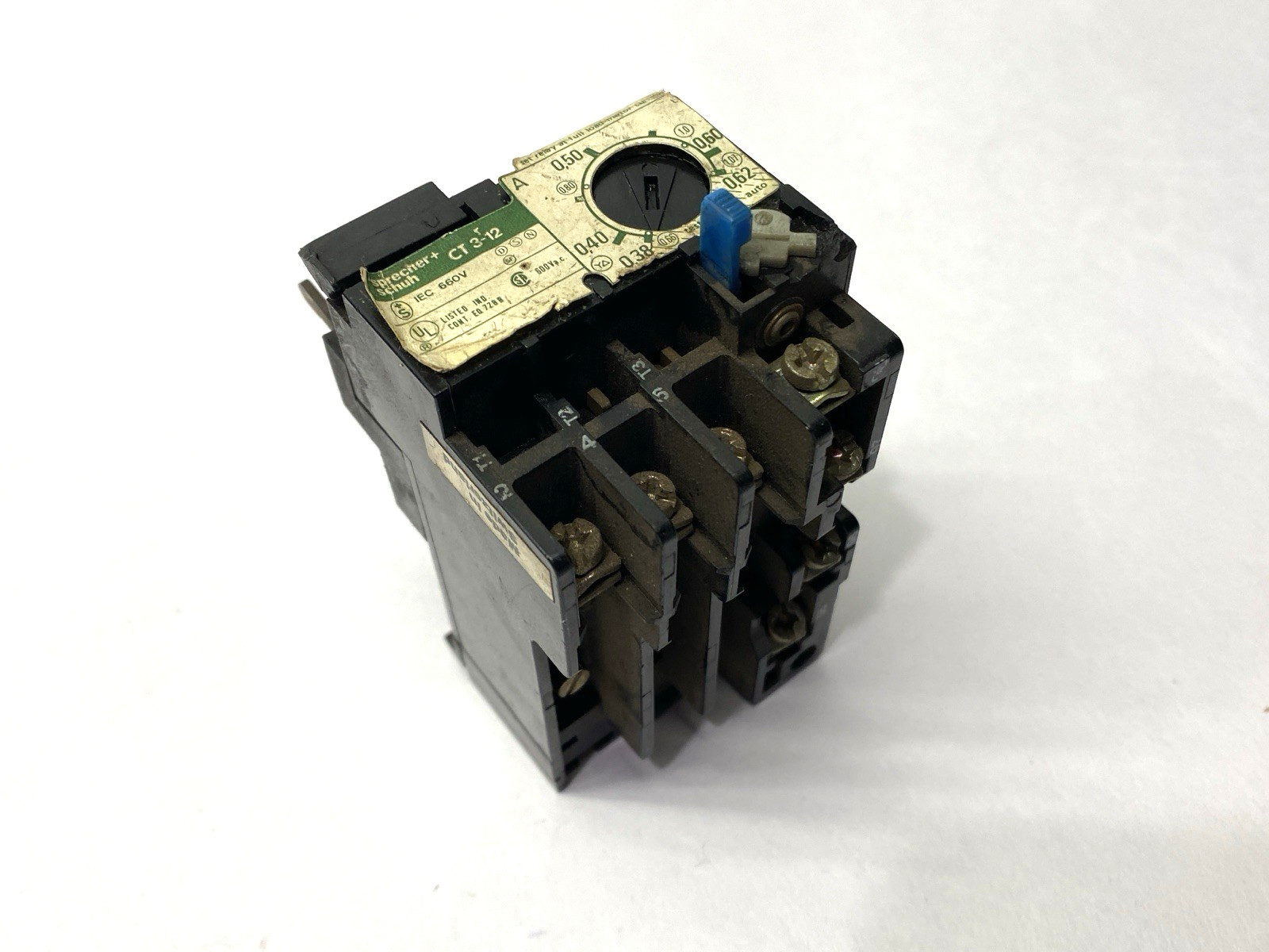 CT3-12-0.62 | Sprecher+Schuh Thermal Overload Relay 0.38-0.62A - Used - Maverick Industrial Sales