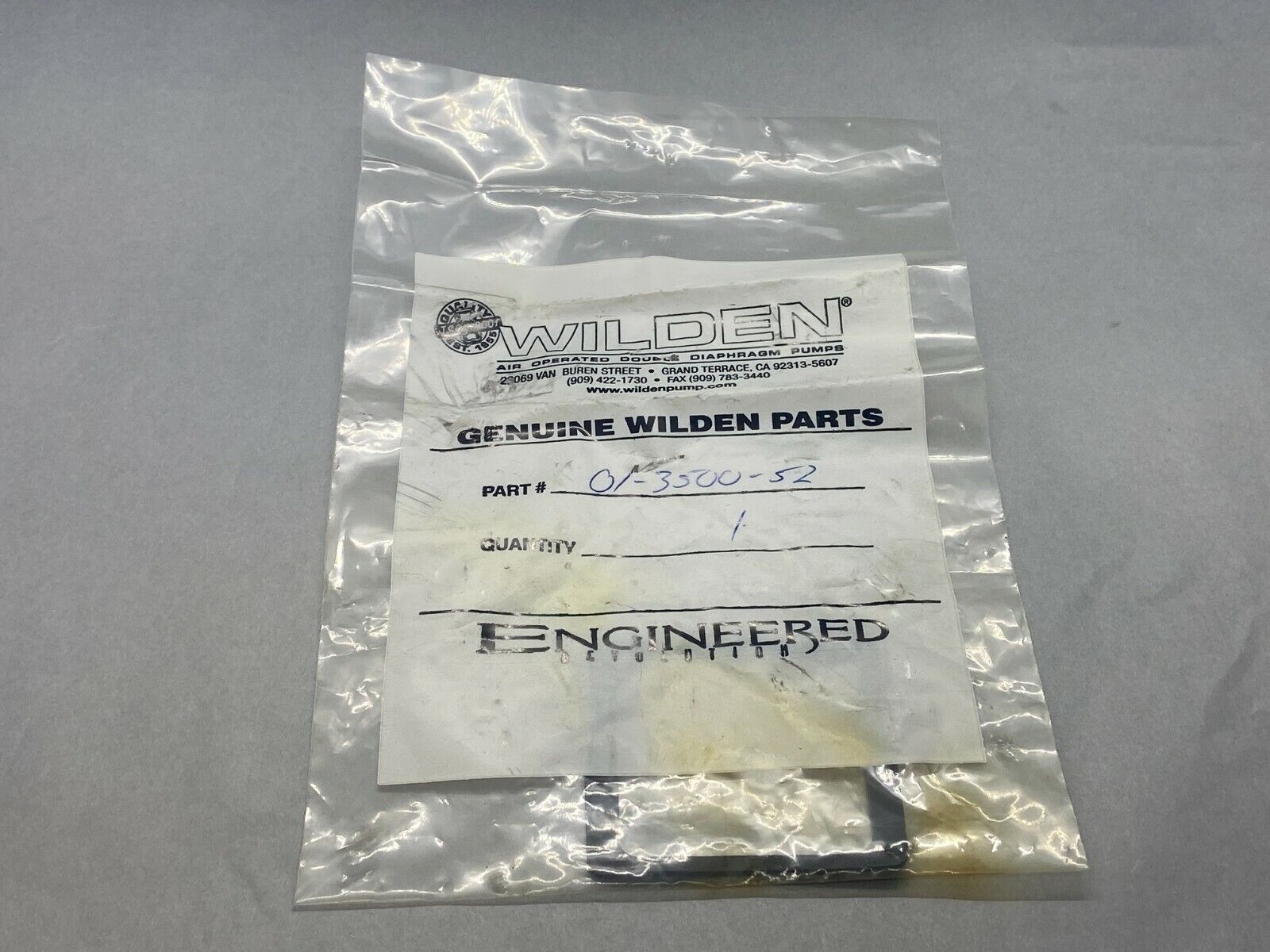 Wilden 01-3500-52 Muffler Plate Gasket - Maverick Industrial Sales