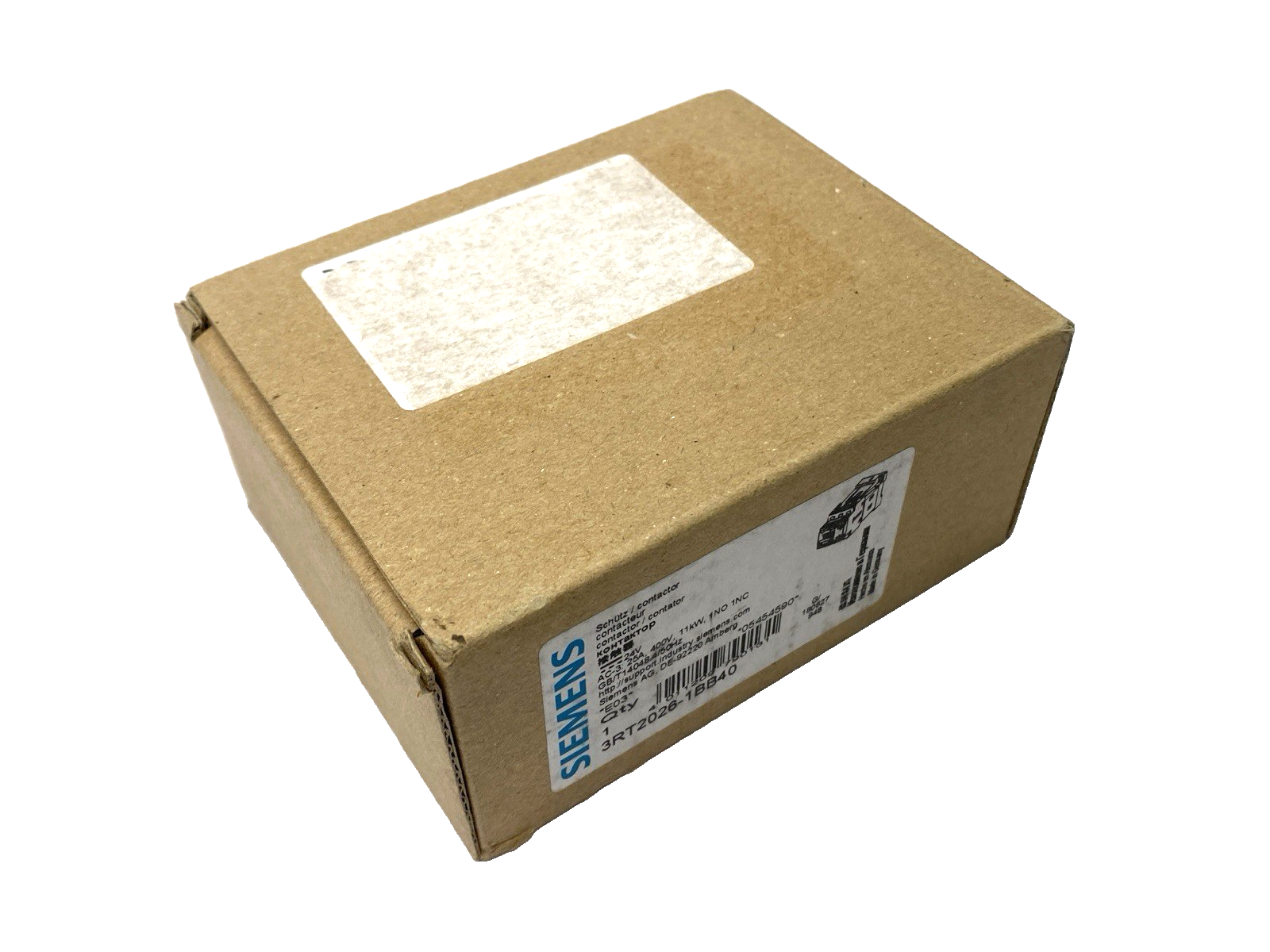 Siemens 3RT2026-1BB40 SIRIUS Power Contactor 3-Pole 400V 11kW 25A - Maverick Industrial Sales