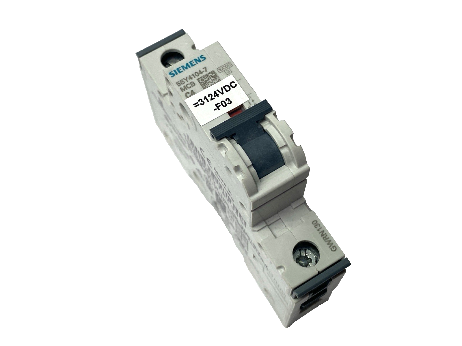 Siemens 5SY4104-7 Miniature Circuit Breaker 1-Pole 230/400V 4A - Maverick Industrial Sales