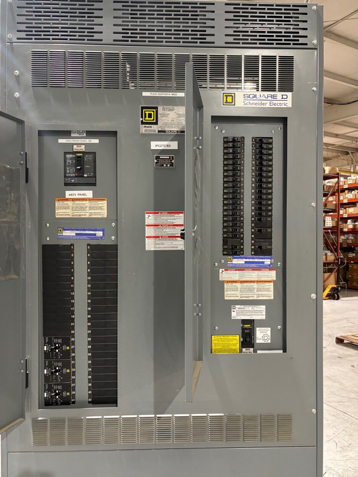Square D 225A Integrated Power Center 2 (IPC2) Transformer Combo 480/277V 75KVA - Maverick Industrial Sales