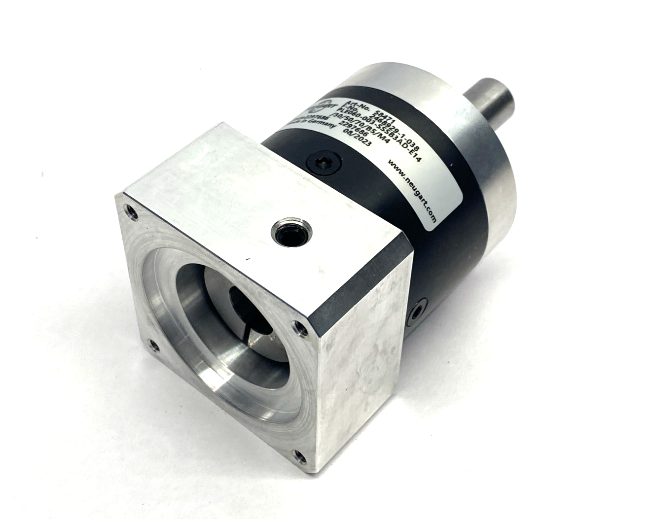 EMGA-60-P-G3-EAS-60, 2297686 | Festo EMGA-60-P-G3-EAS-60 Gearbox, Neugart PLE060-003-SSSB3AD-E14/30/50/70/B5/M4 - New – Open box - Maverick Industrial Sales