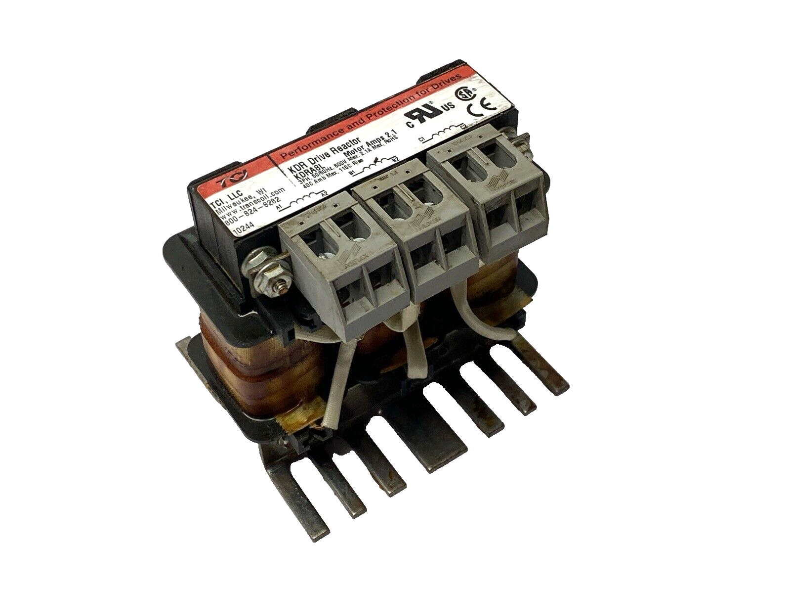 KDRA8L | TCI Drive Reactor 3-Phase 50/60Hz 480V - Used - Maverick Industrial Sales