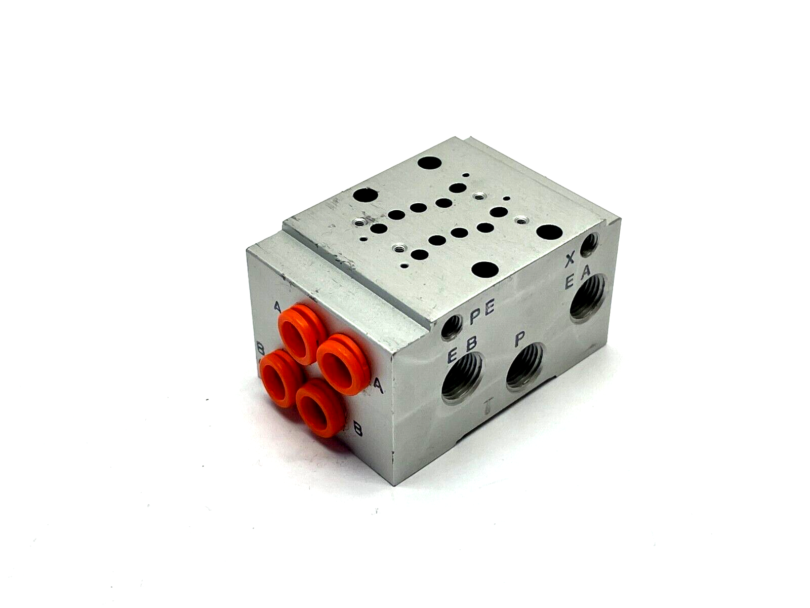 SMC SS5Y3-42-02-N7T Manifold Base Mount SY3000 - Used - Maverick Industrial Sales