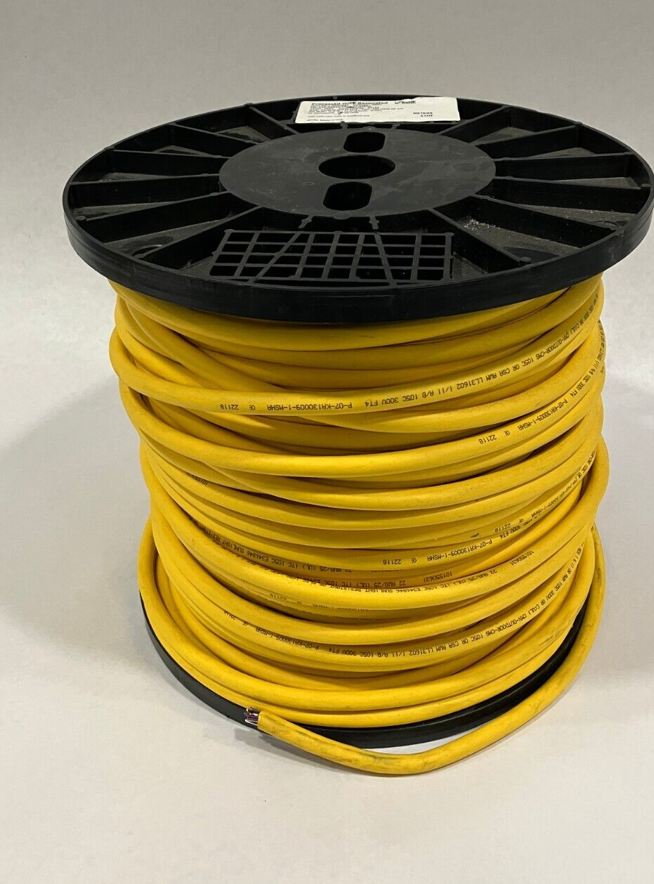 RF50631 | Turck Tray Cable 22 AWG 25C Yellow PVC 10' FT - New Other - Maverick Industrial Sales