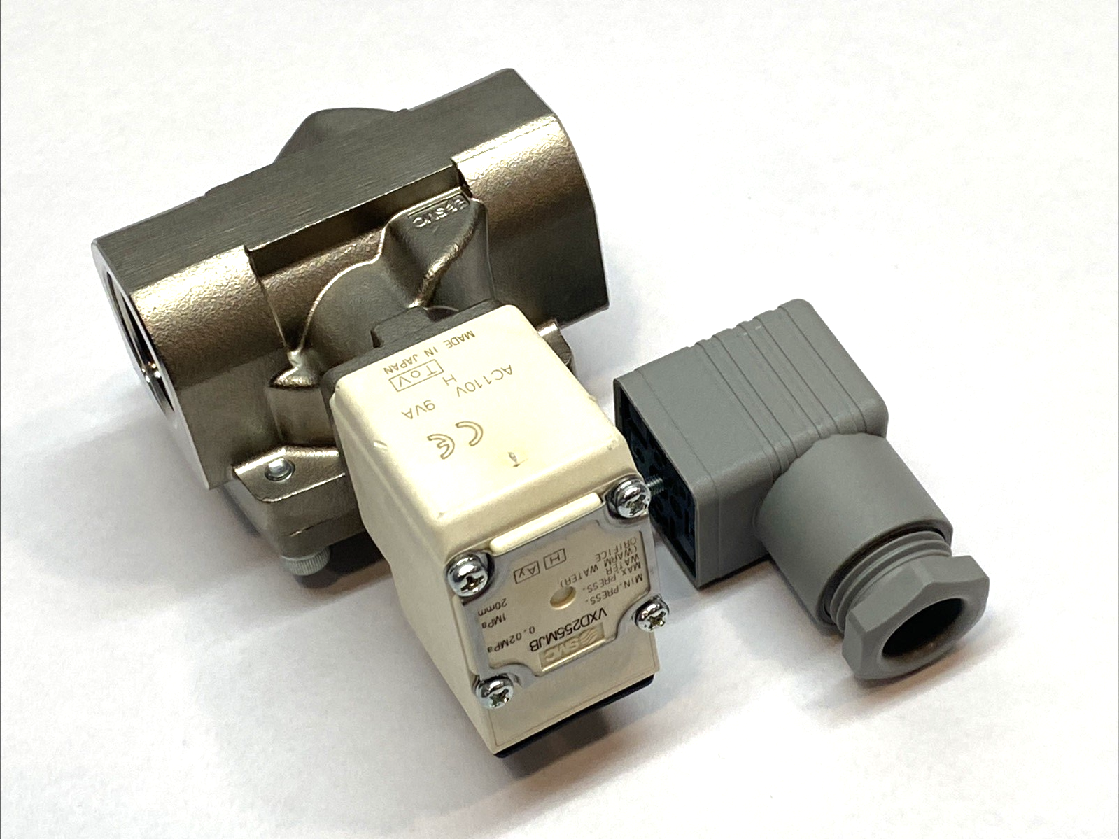 VXD255MJB | SMC 2-Port Solenoid Valve Heated Water Pilot Operated IP65 - New – Open box - Maverick Industrial Sales