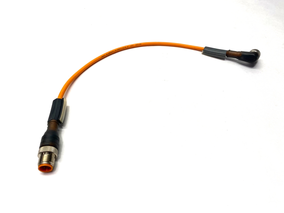 Lumberg RST 4-RKWT 4-251/0,3M Double Ended Cordset, M12 M/F 4-Pin, 14792 - Maverick Industrial Sales