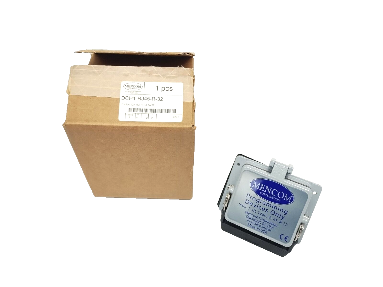 Mencom DCH1-RJ45-R-32 Panel Interface Connector, China 10A Outlet, RJ45 - Maverick Industrial Sales