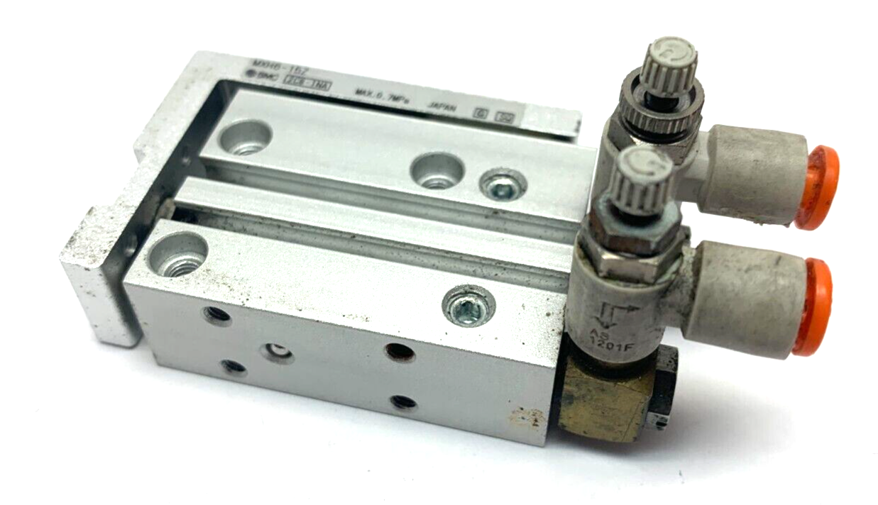 SMC MXH6-15Z Compact Slide Cylinder 6mm Bore 15mm Stroke - Used - Maverick Industrial Sales