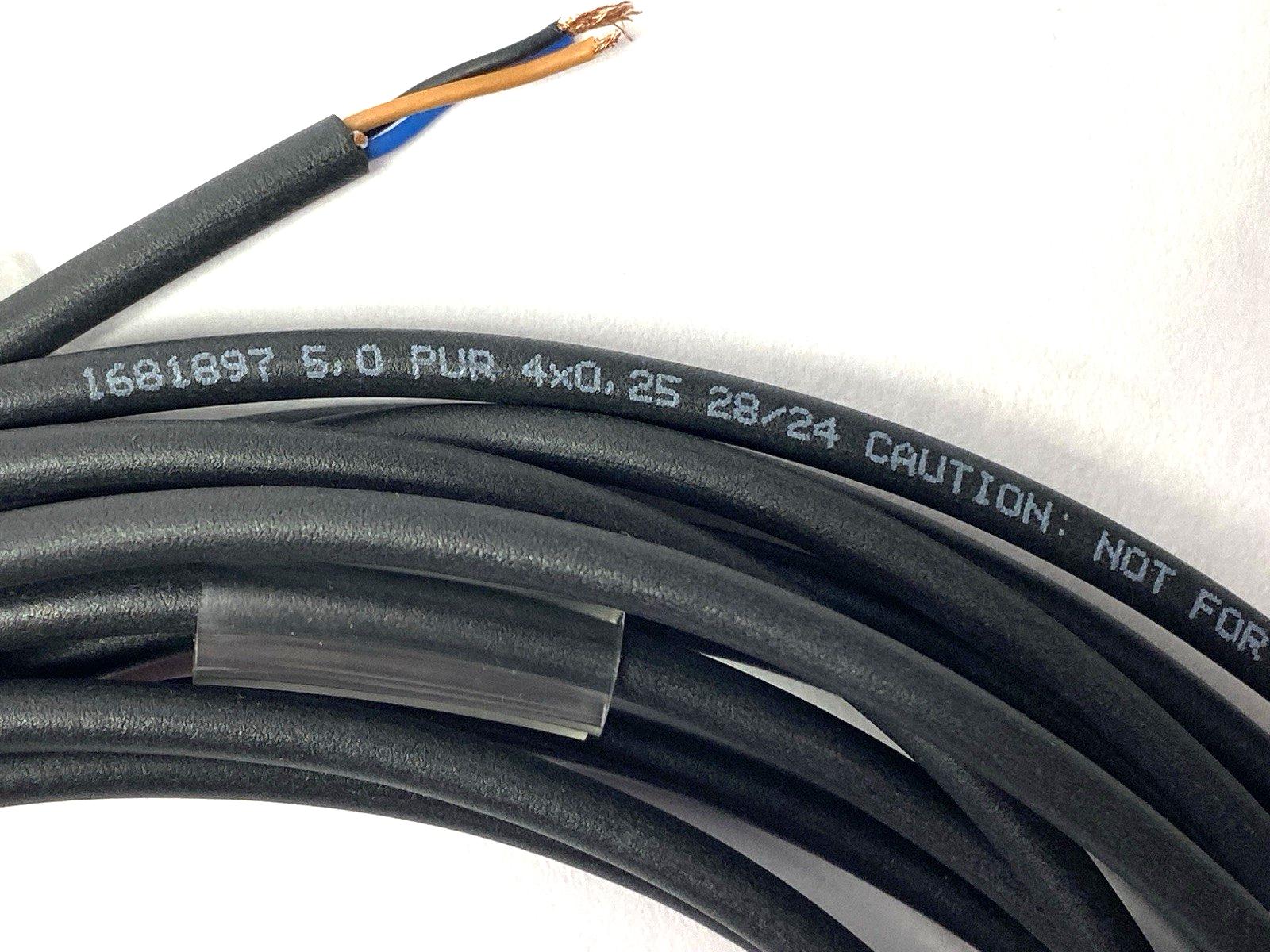 Phoenix Contact SAC-4P-5,0-PUR/M 8FR Single Ended Cordset M8 Female 5m 1681897 - Used - Maverick Industrial Sales