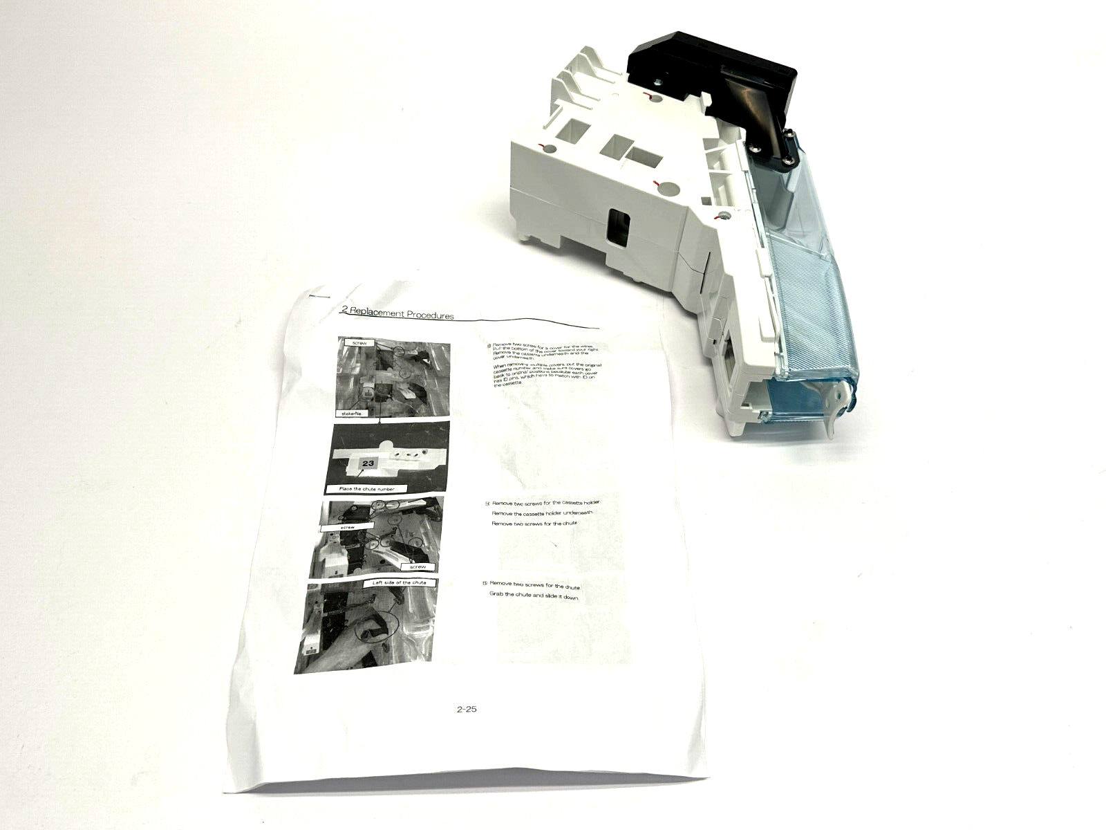 Knapp T2253-201907 Chute w/ Installation Instructions - New – Open box - Maverick Industrial Sales