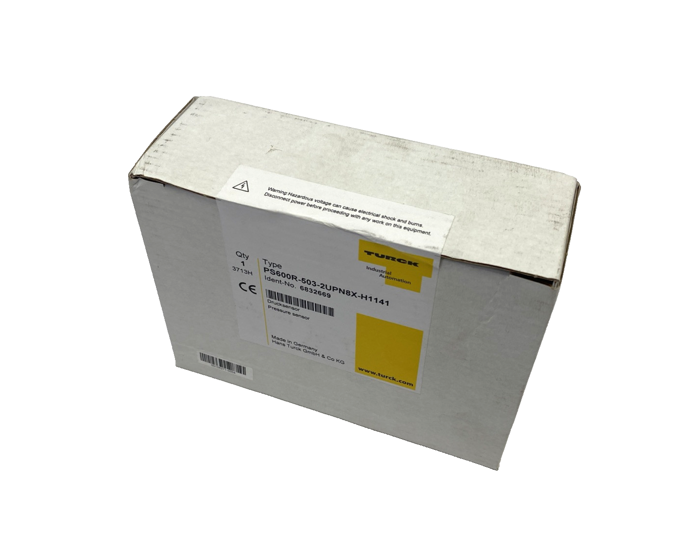 Turck PS600R-503-2UPN8X-H1141 Pressure Transmitter 2 PNP/NPN Switching 6832669 - New - Maverick Industrial Sales