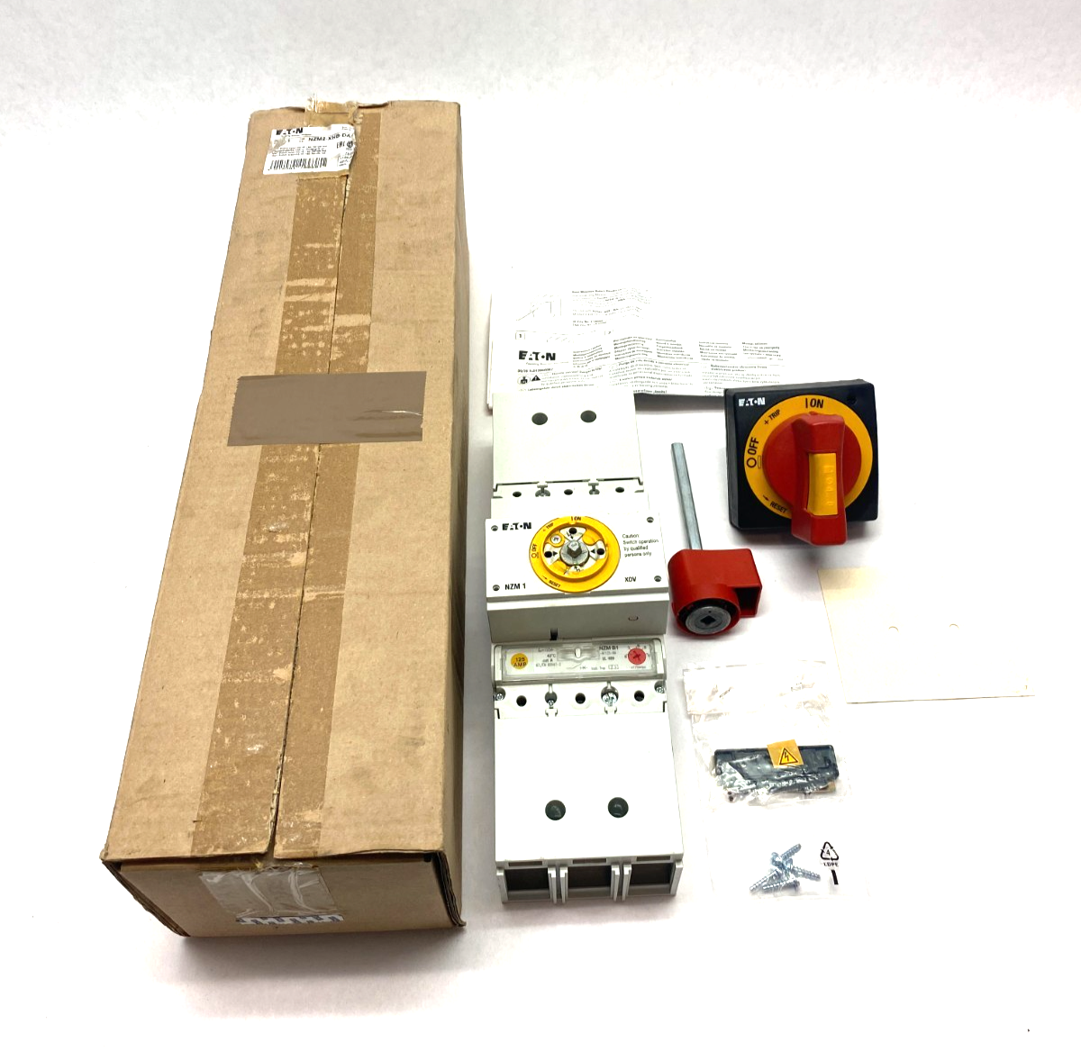 Eaton NZM2-XHB-DAR-NA Molded Case Circuit Breaker Switch Assembly Kit, Red Hand. - Maverick Industrial Sales