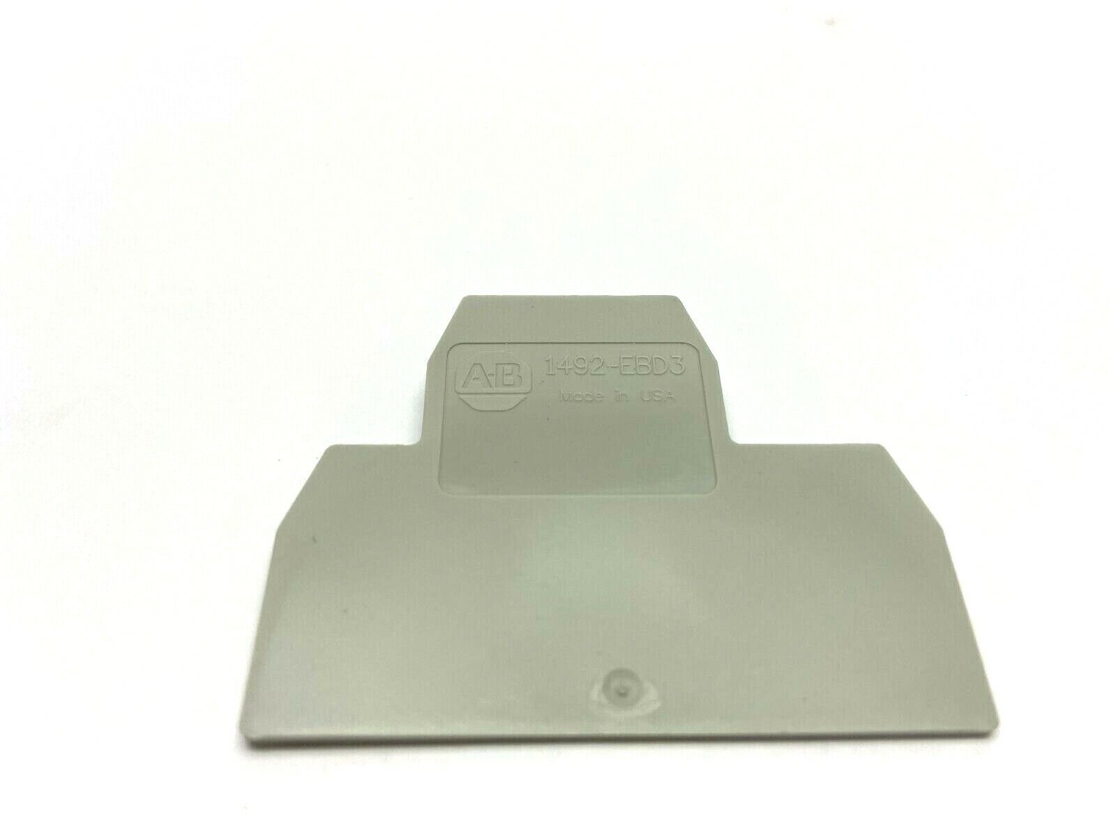 1492-EBD3 | Allen Bradley End Barrier for 1492-WD4 Terminal Blocks - Used - Maverick Industrial Sales