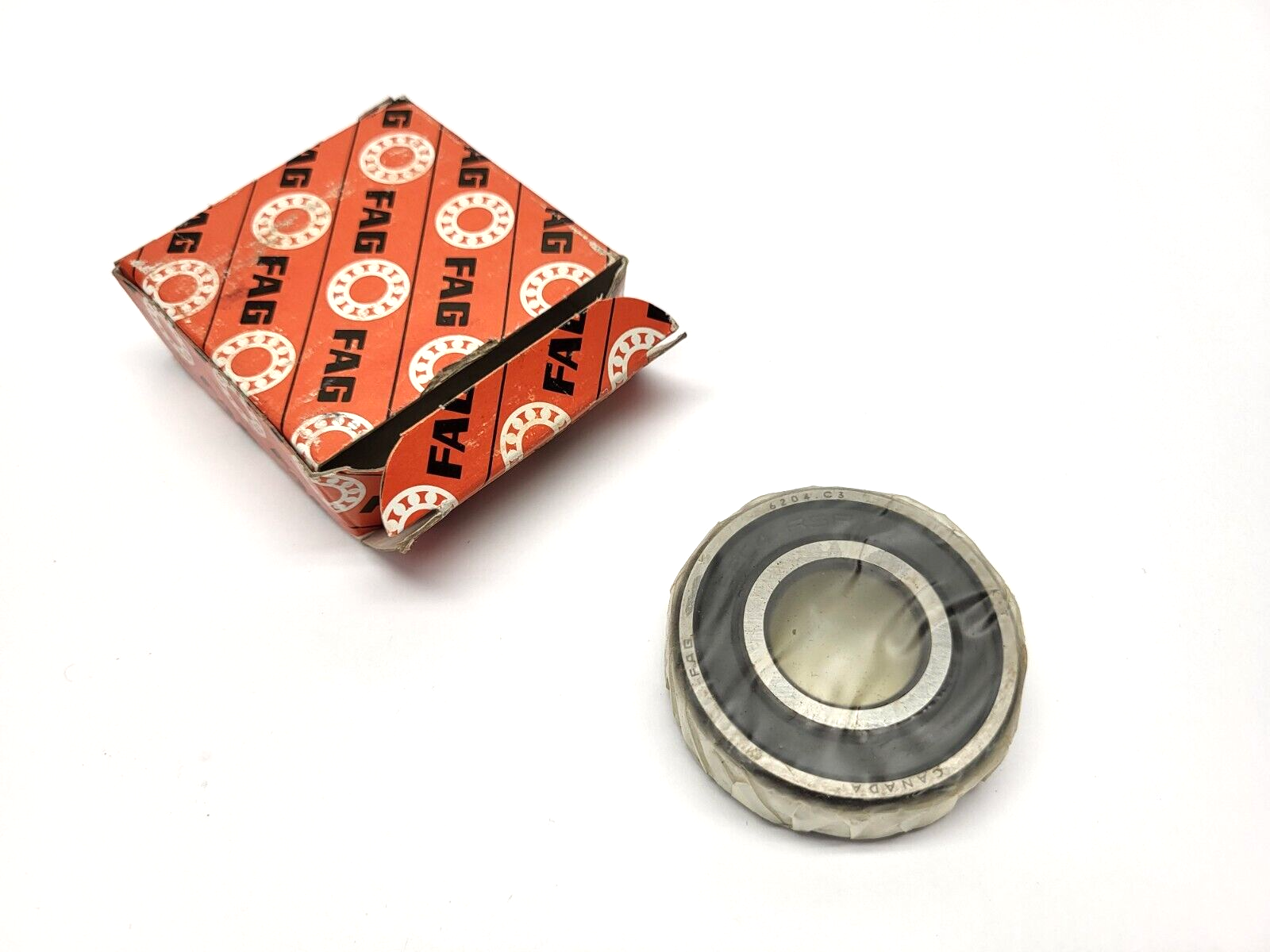 FAG 6204.2RSR.C3.L12 Deep Groove Ball Bearing - New - Maverick Industrial Sales