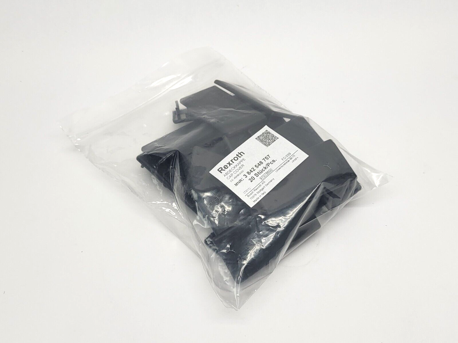 Bosch Rexroth 3 842 548 757 Cap Cover PKG OF 20 - Maverick Industrial Sales